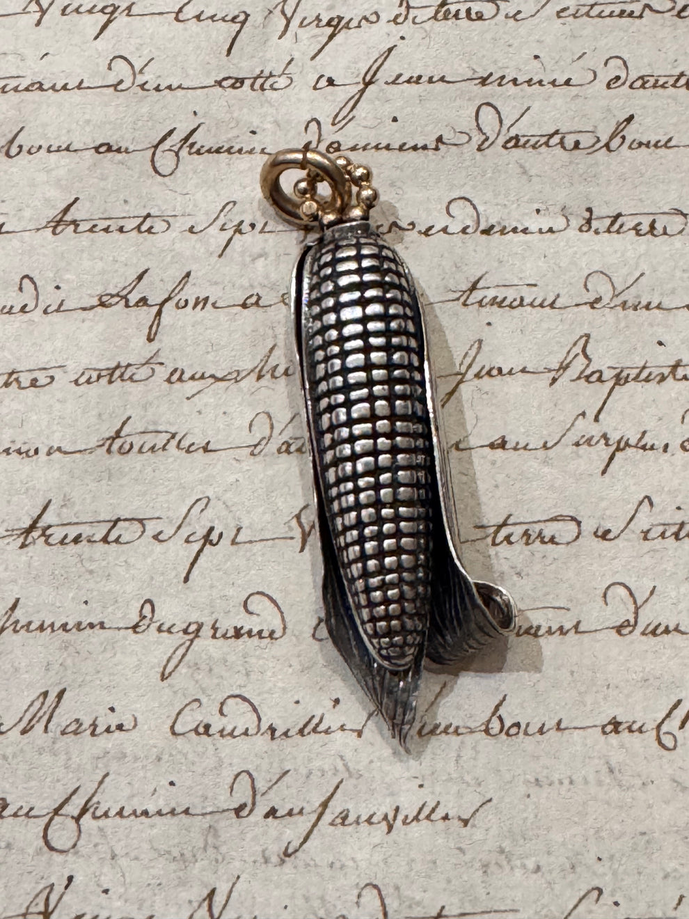 Incredible Intricate Corn on the Cob Pendant/Fob – Jessica Kagan Cushman
