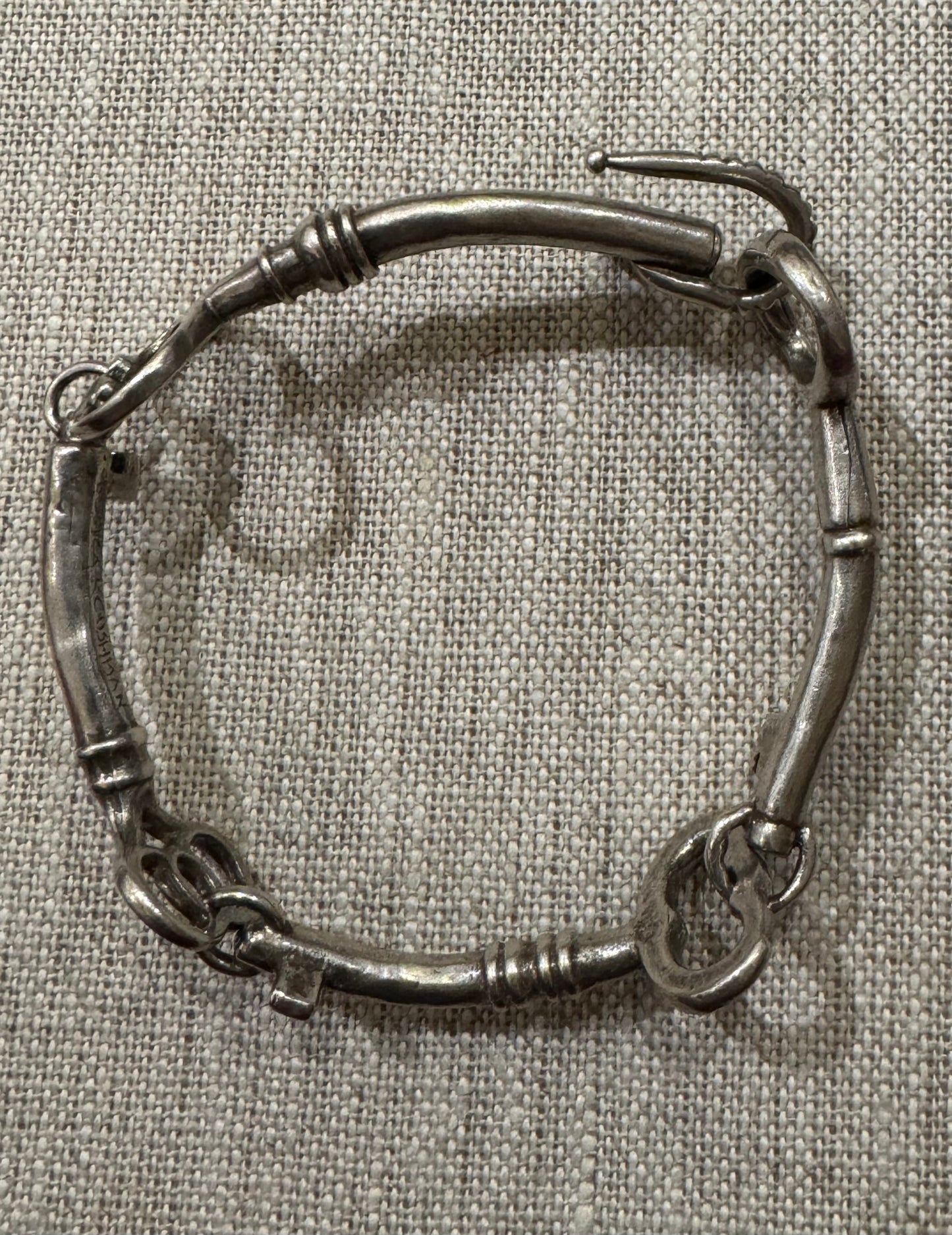 Sterling Skeleton Key Bracelet Made by Me!