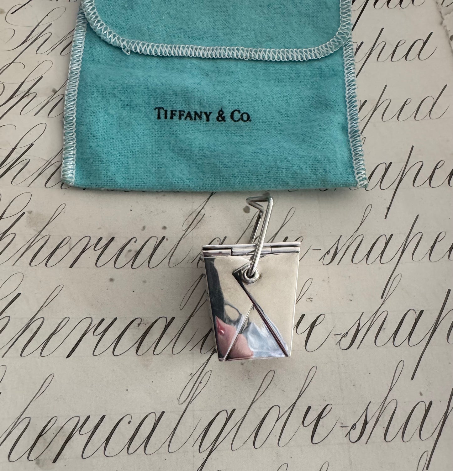 mint Condition vintage Tiffany Chinese food takeout box