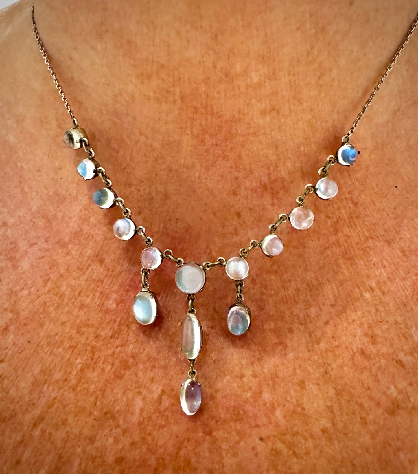 Lovely Edwardian Moonstone Necklace