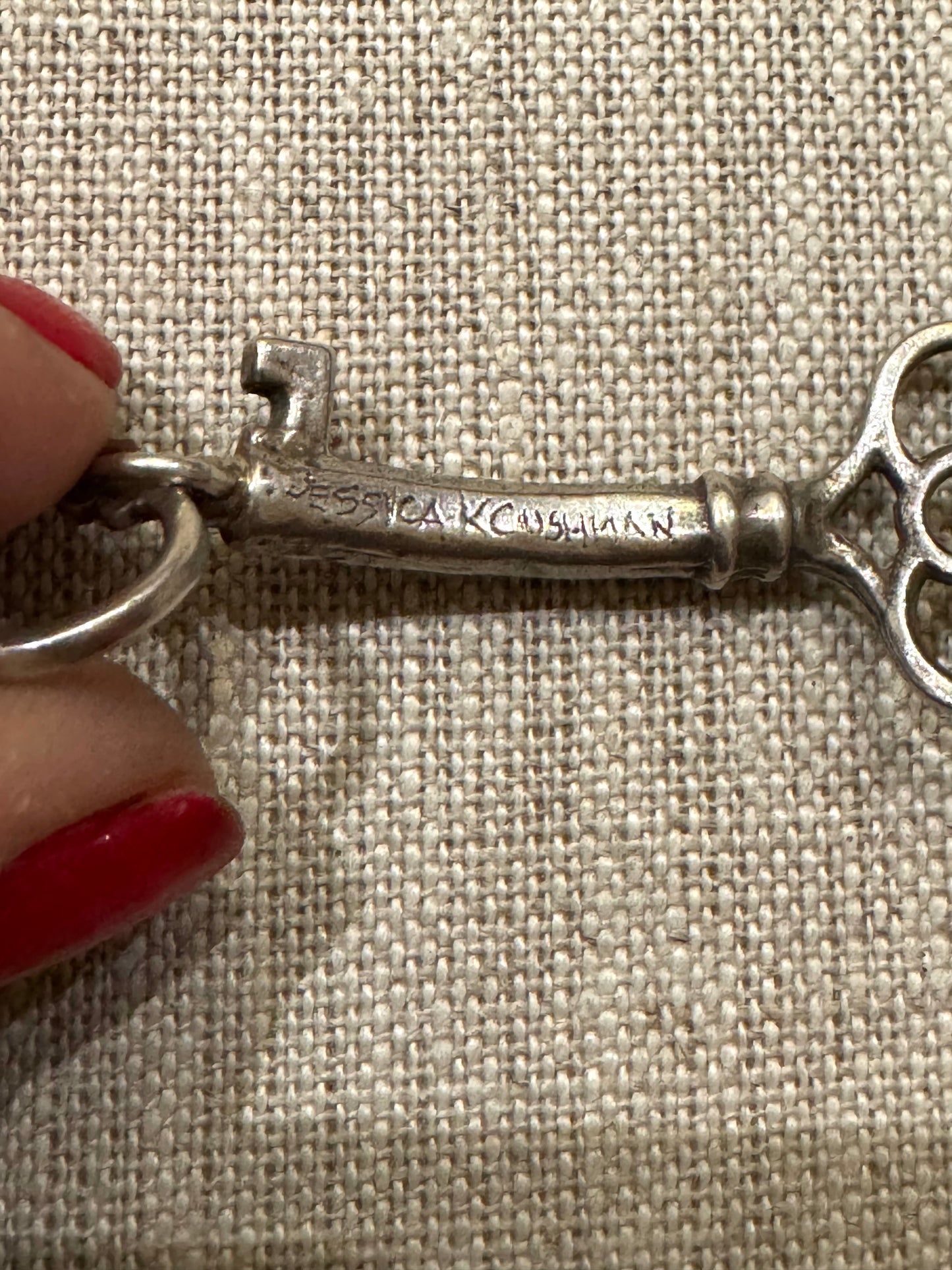 Sterling Skeleton Key Bracelet Made by Me!
