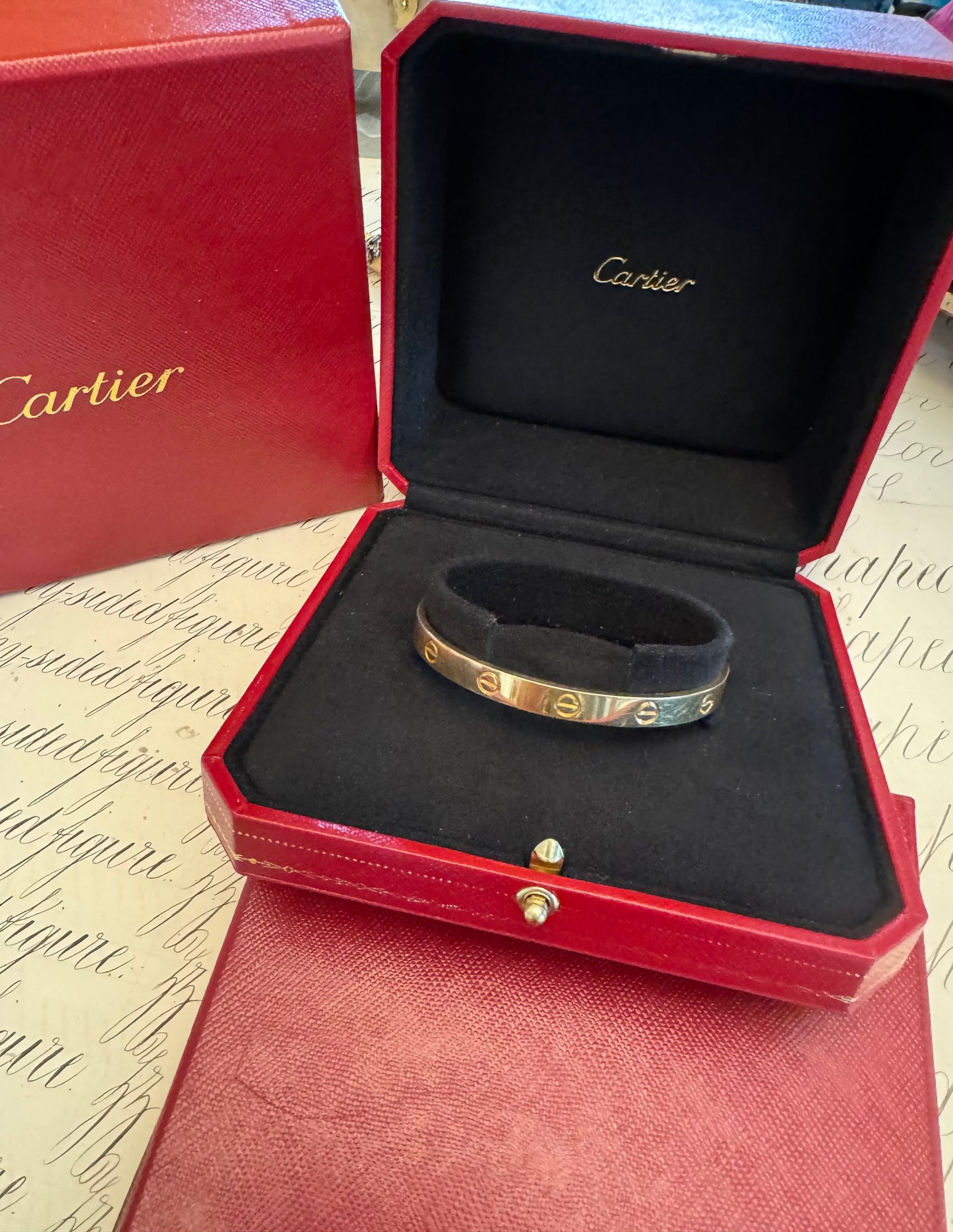 Cartier Love Wide Cuff with Box