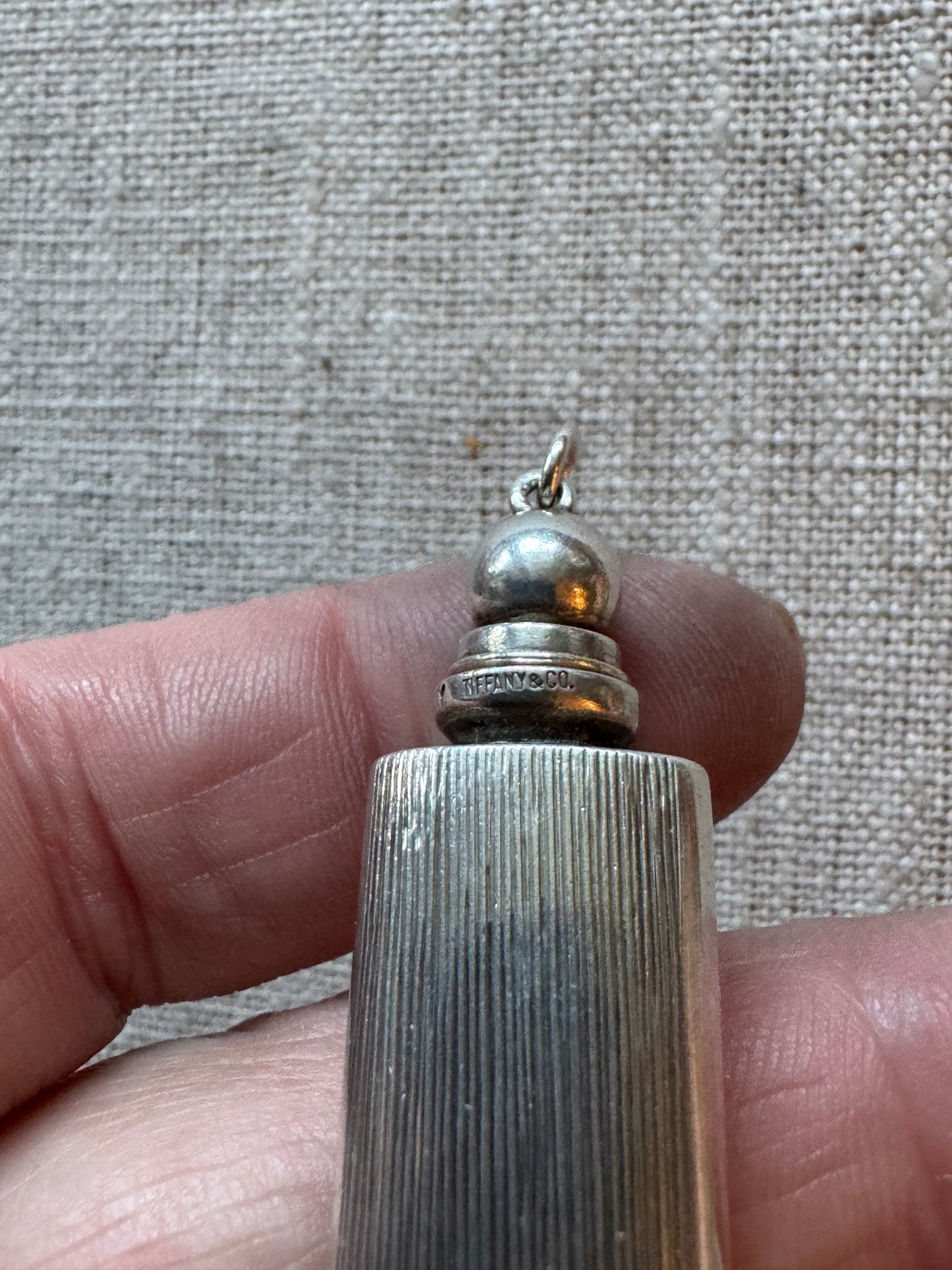 Lovely Tiffany Mid-Century Sterling Perfume Bottle