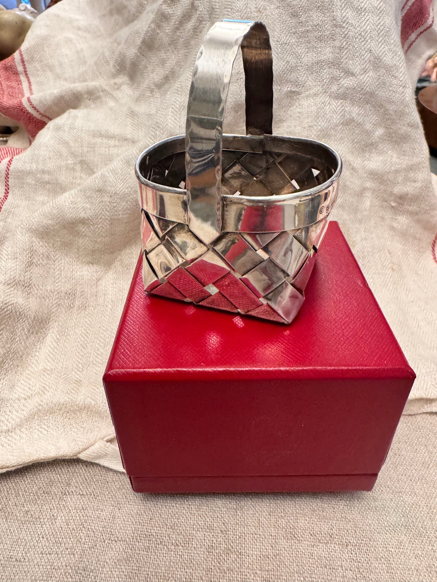 Spectacular Cartier Vintage Silver Basket