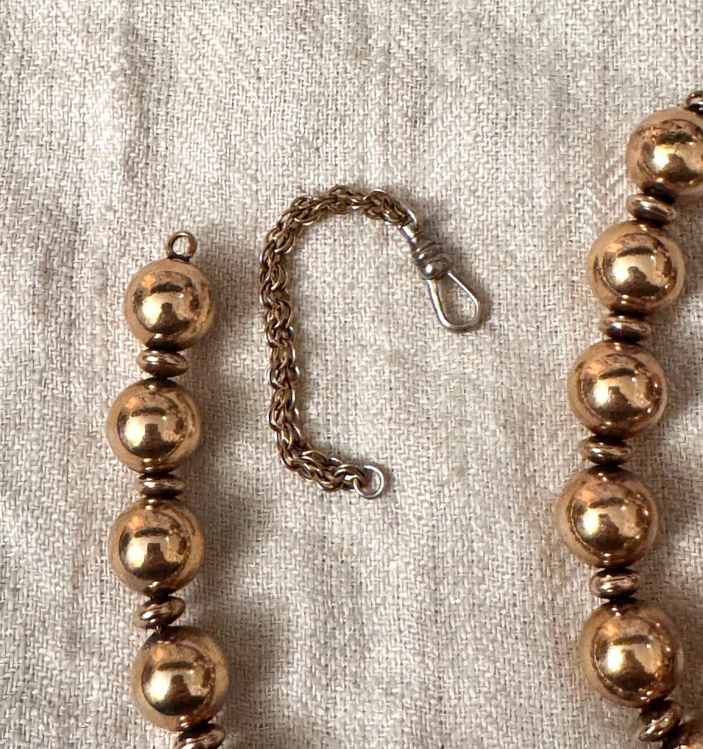 Super ENORMOUS Vintage Gold Filled Beads
