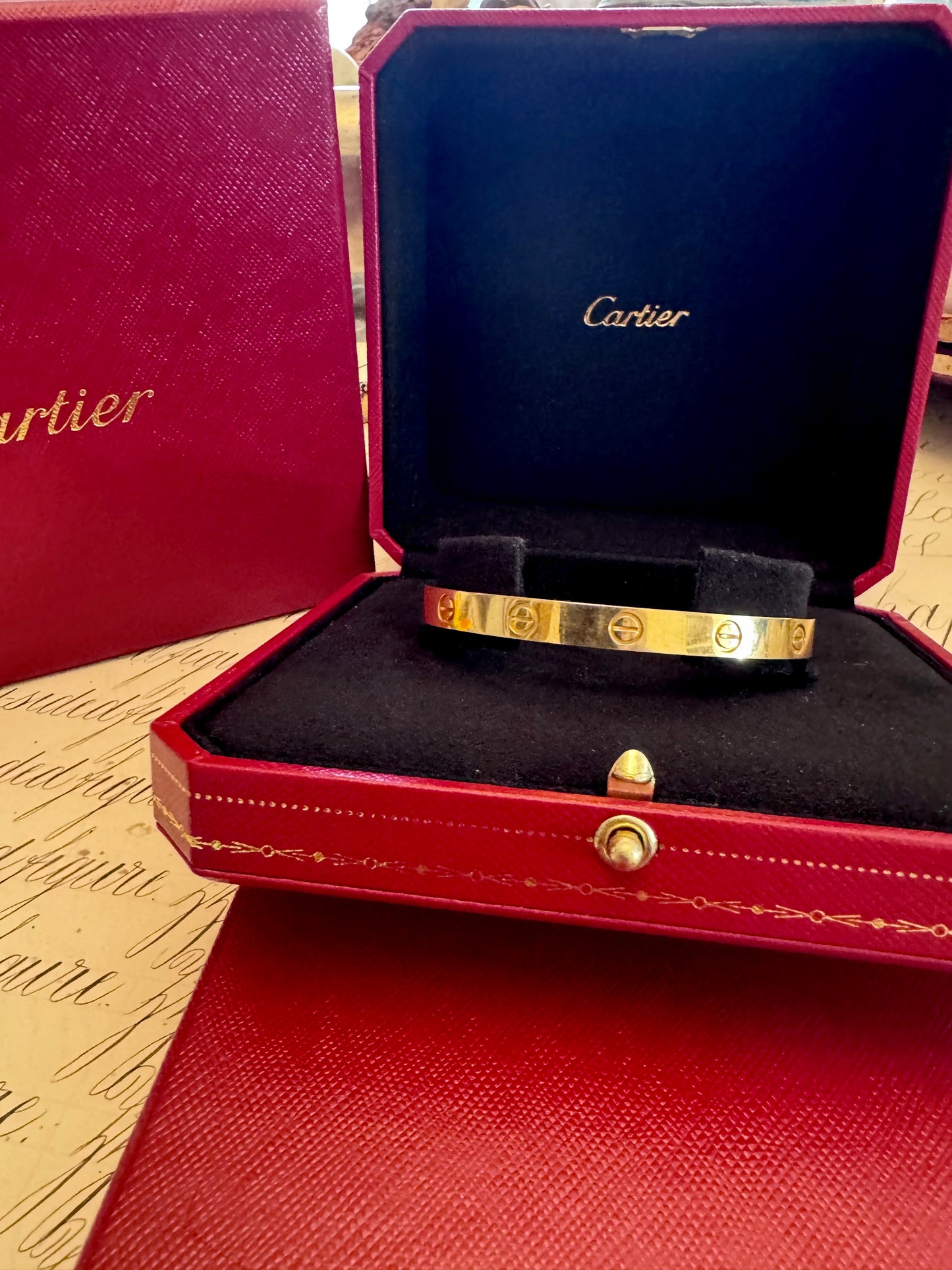 Cartier Love Wide Cuff with Box