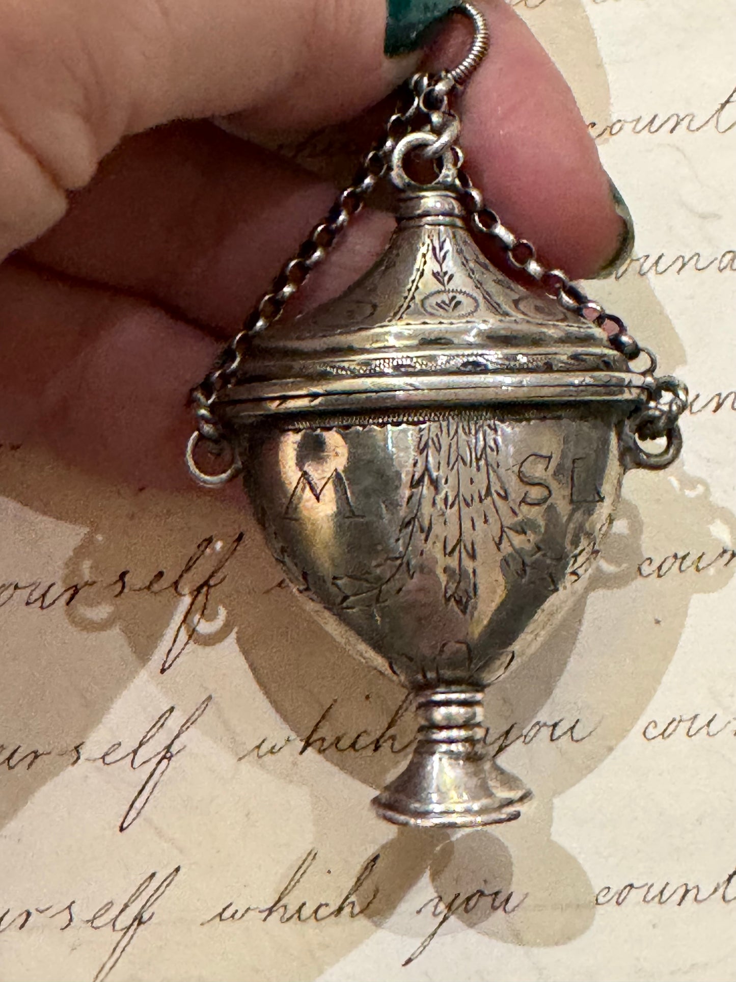 Spectacular Georgian Silver Urn