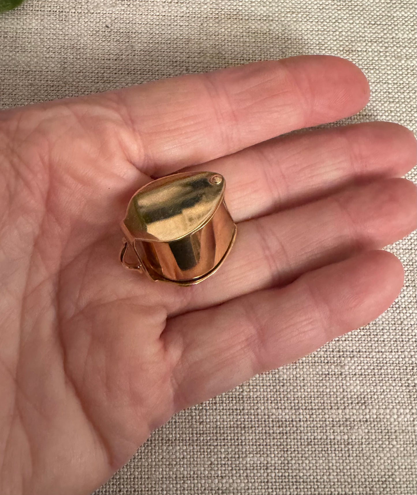 Vintage 14k Gold Jewelers Loupe in Fitted Box