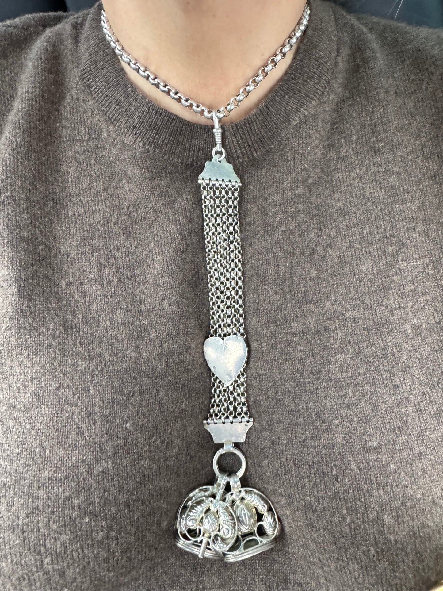 Spectacular Antique Dutch Watch Fob and Chain