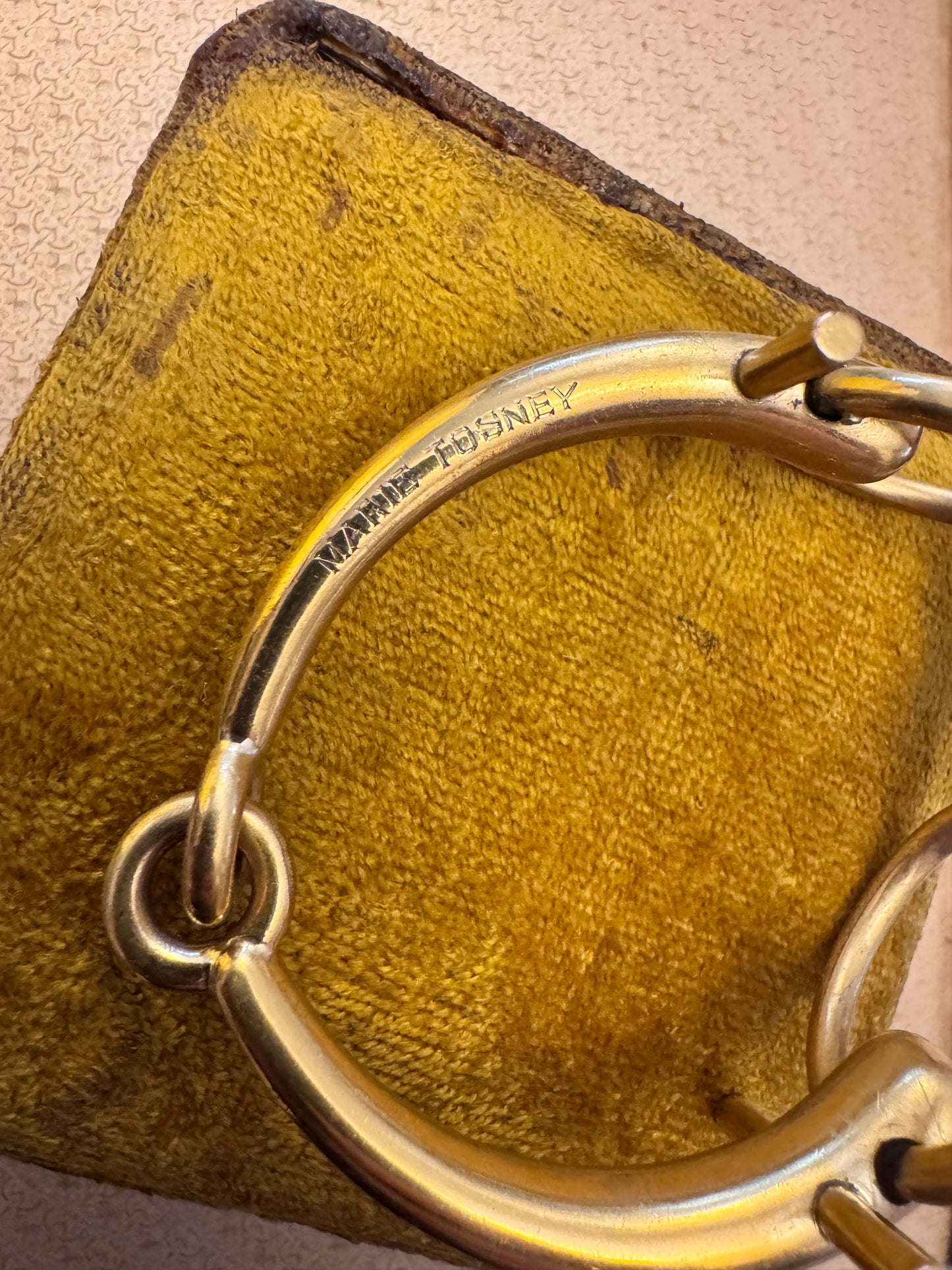 Fantastic Gold Plated Silver Equestrian Horsebit Bracelet