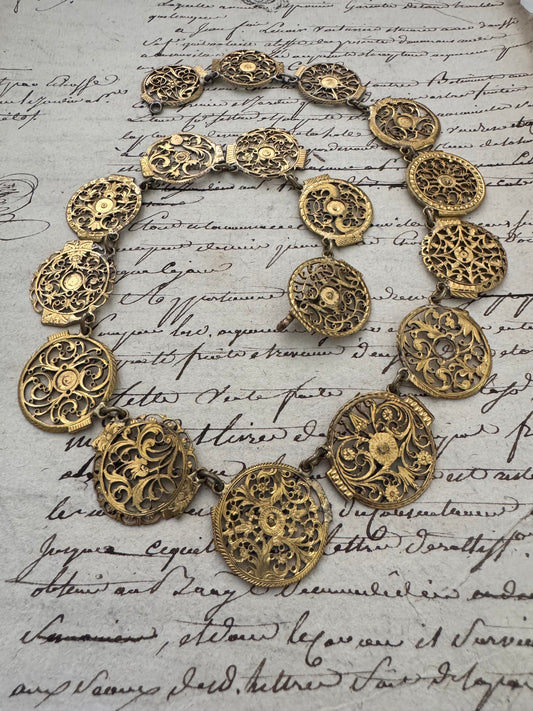 Georgian Watch Cock Necklace