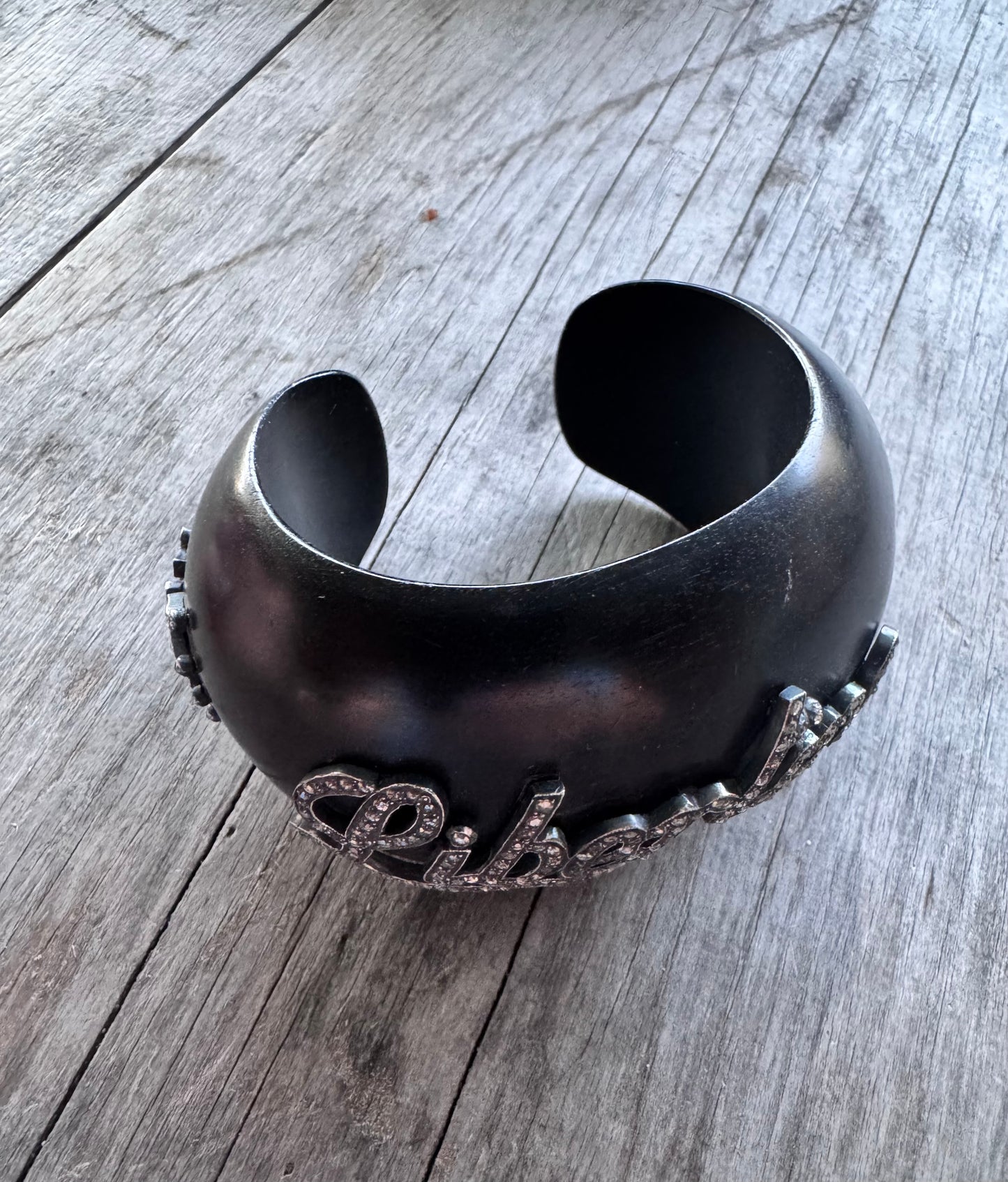 JKC Diamond and Ebony Libertine Cuff