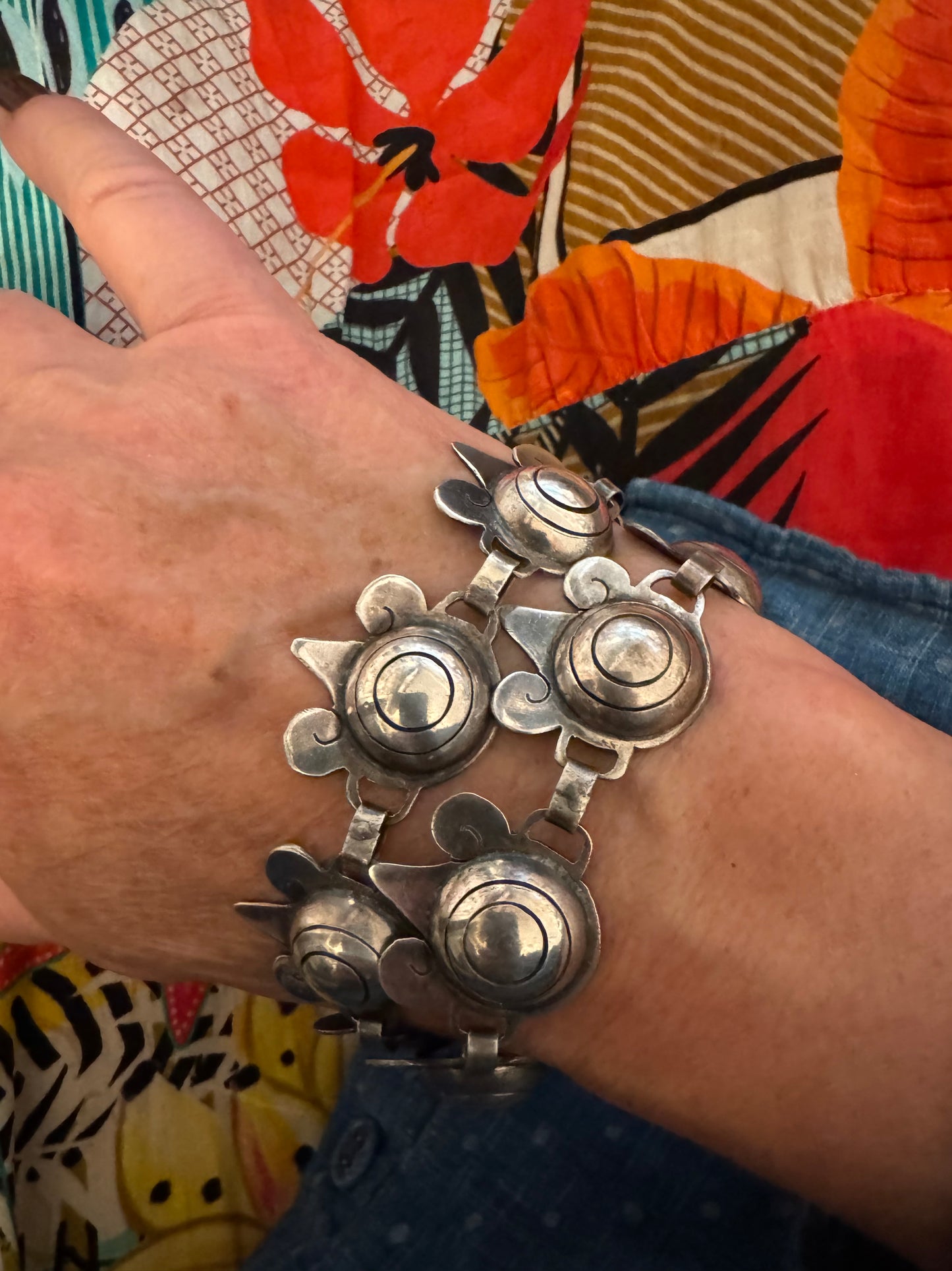 Vintage Mexican Art Deco Necklace