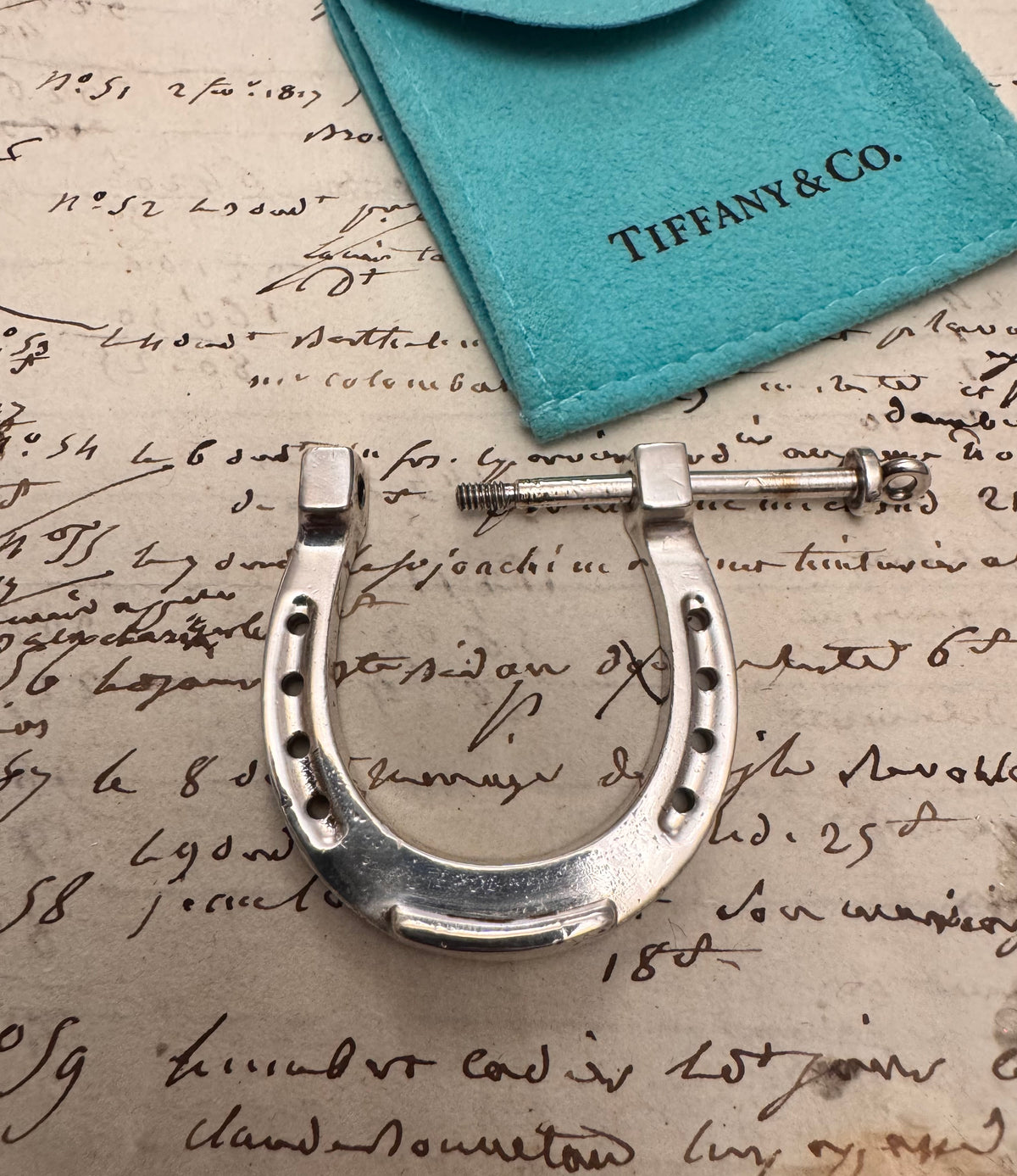 Hard to Find Tiffany Horseshoe Connector