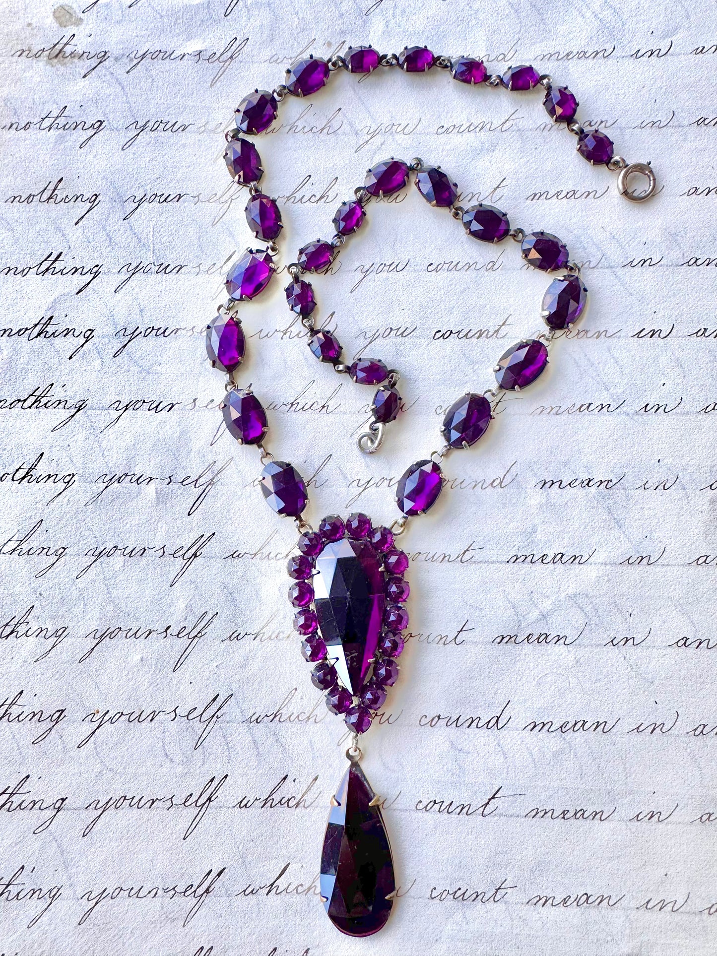 Magnificent Antique Vauxhall Glass Riviére