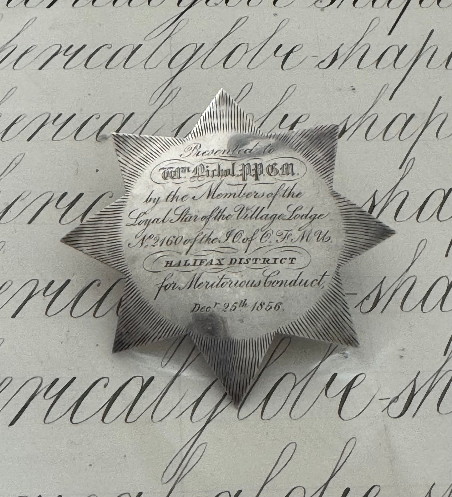 Incredible Huge Masonic Star Award