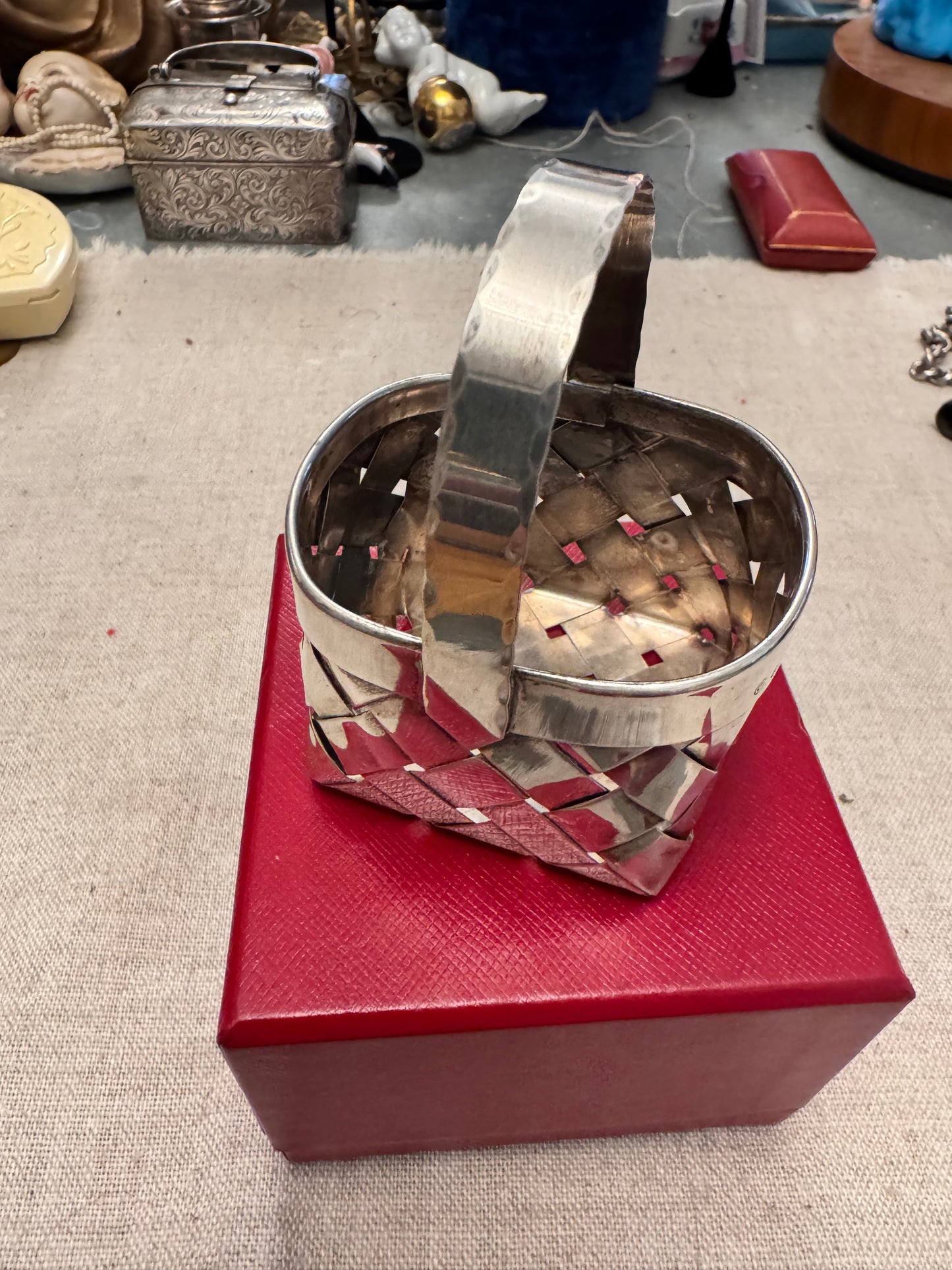 Spectacular Cartier Vintage Silver Basket