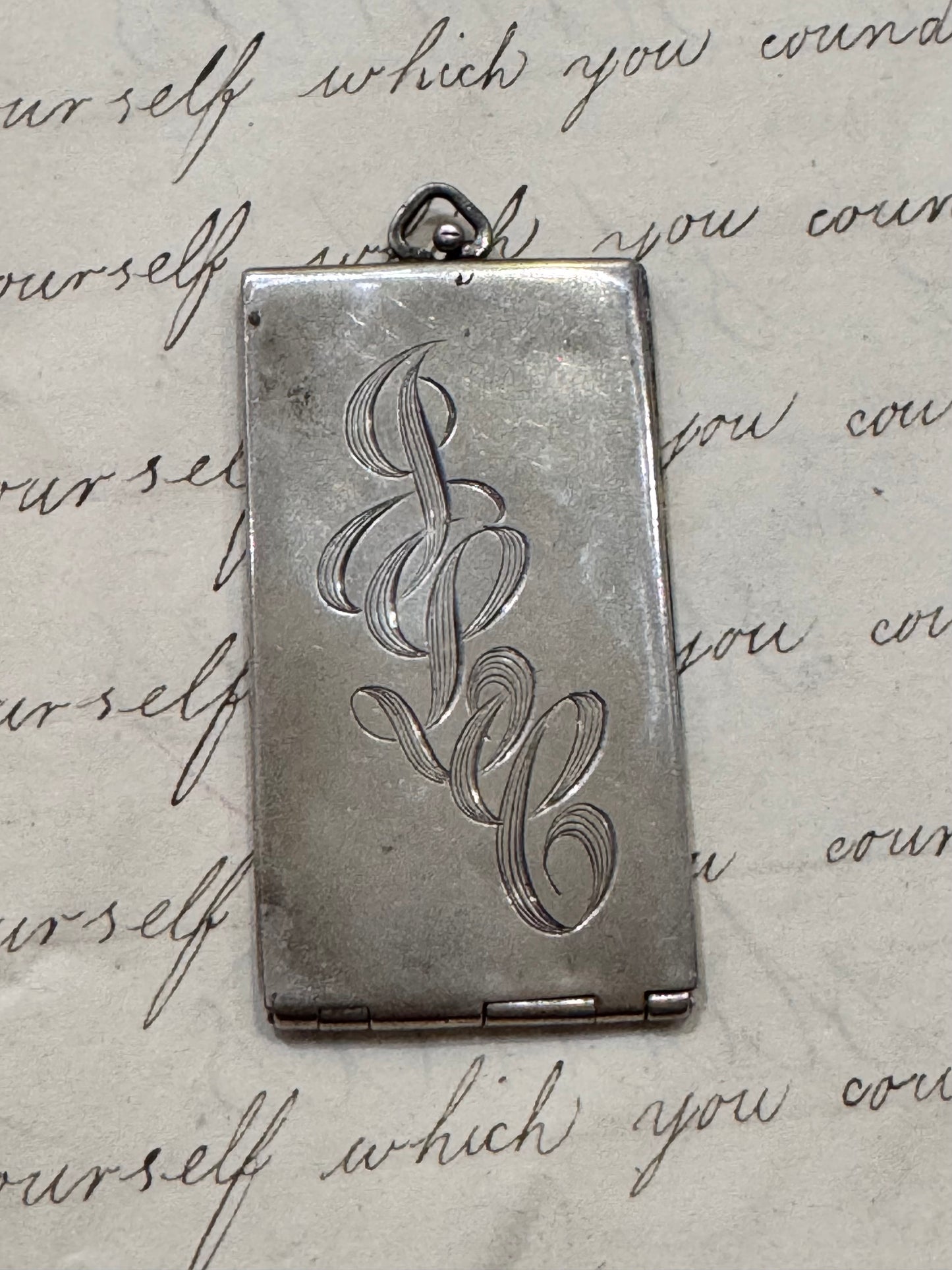 Beautiful Masonic Match Safe with 14k Gold Inlay