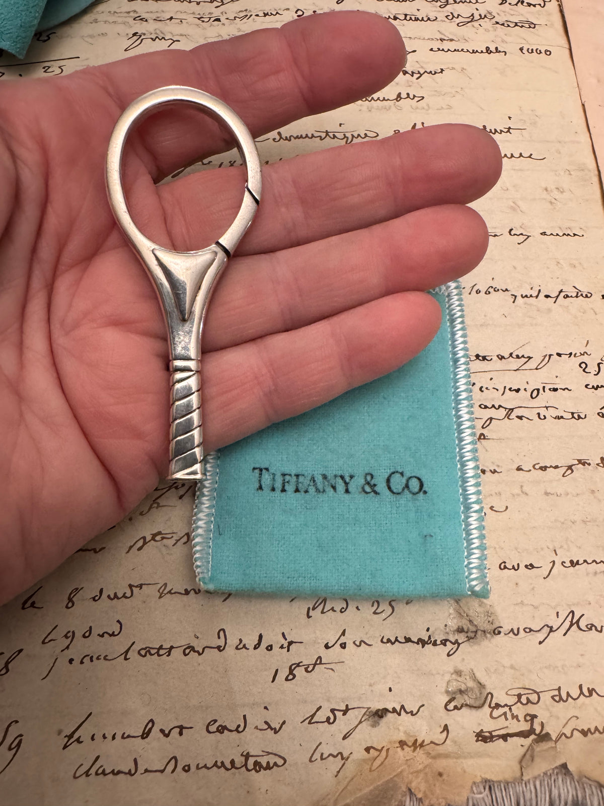 Rare Tiffany Tennis Racquet Connector