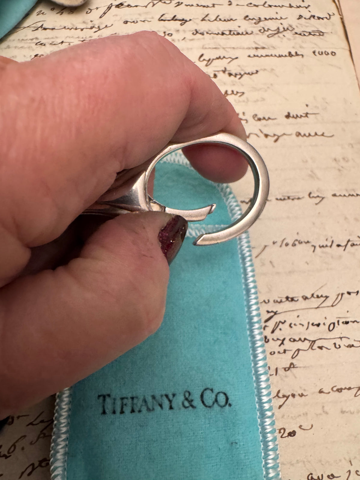 Rare Tiffany Tennis Racquet Connector