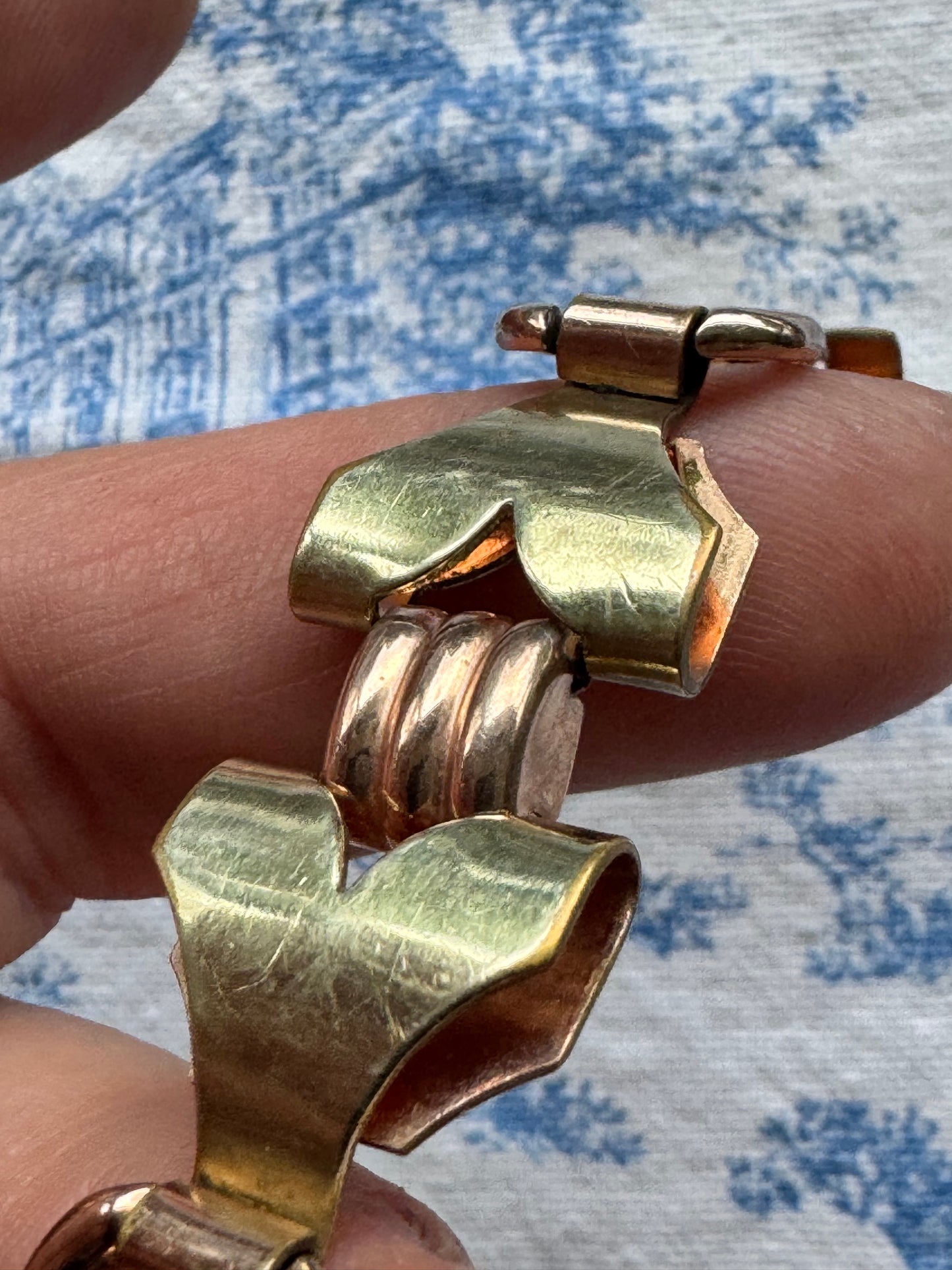 Vintage Kreisler 2-Tone Gold Filled Bracelet