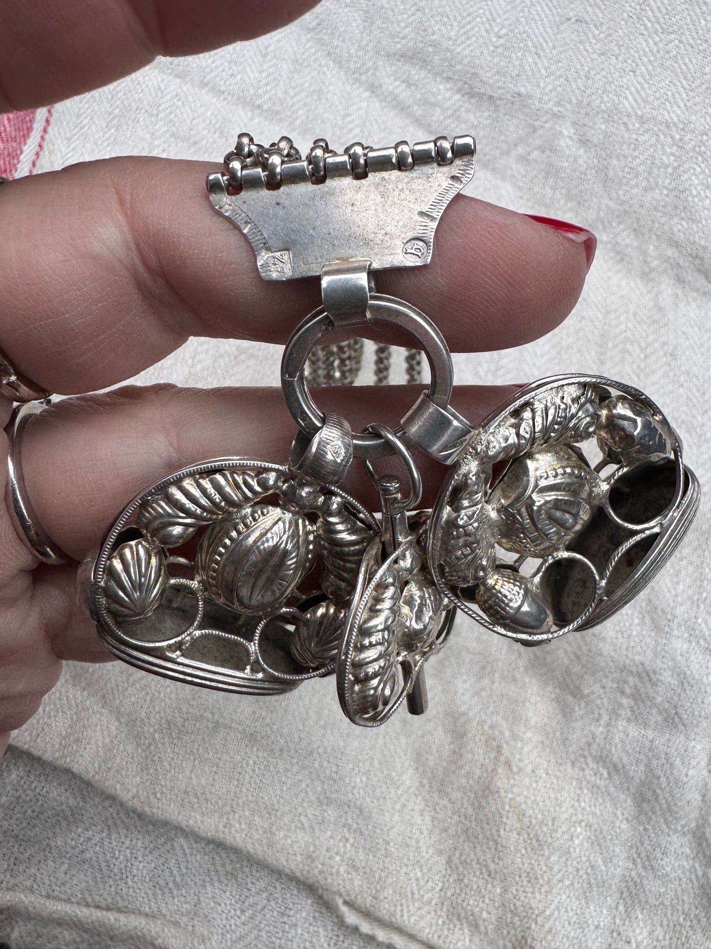 Spectacular Antique Dutch Watch Fob and Chain