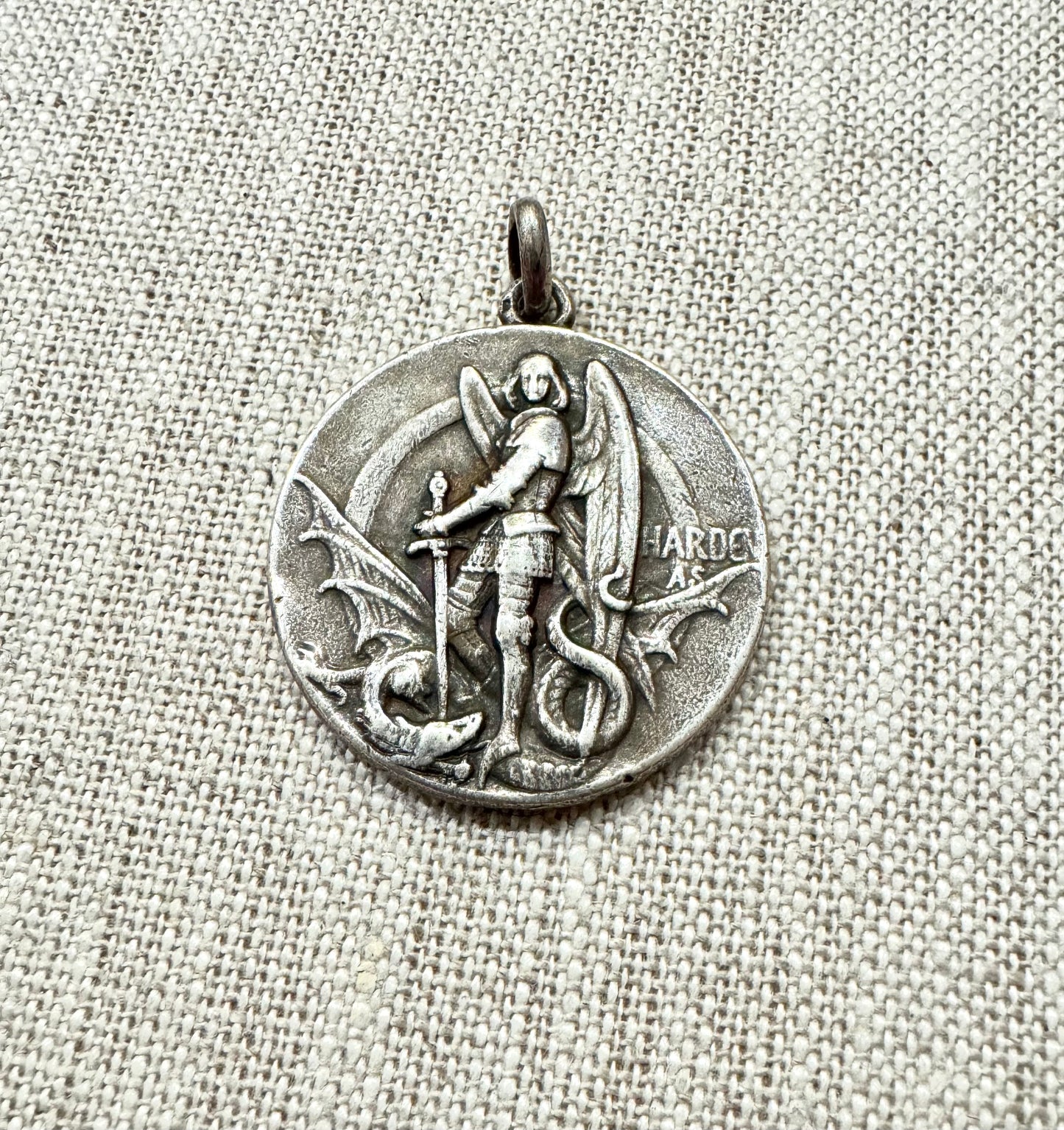 Fab French St. George and the Dragon Medallion