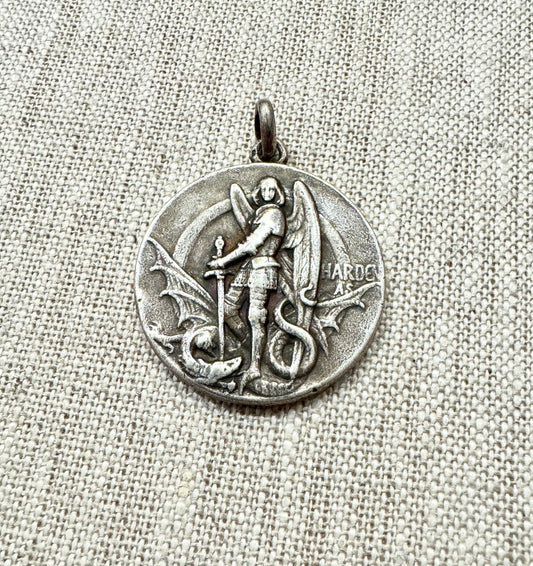 Fab French St. George and the Dragon Medallion