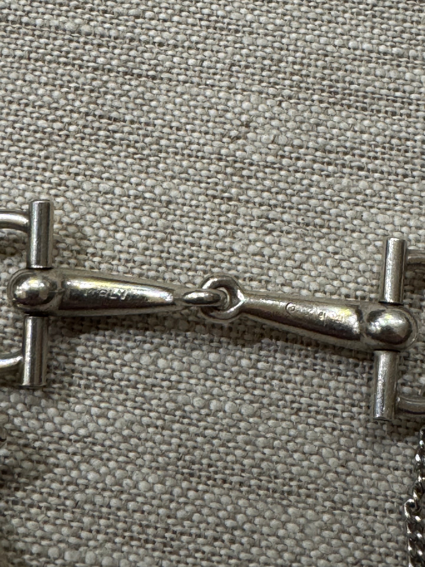 Vintage Sterling Gucci Horsebit Bracelet