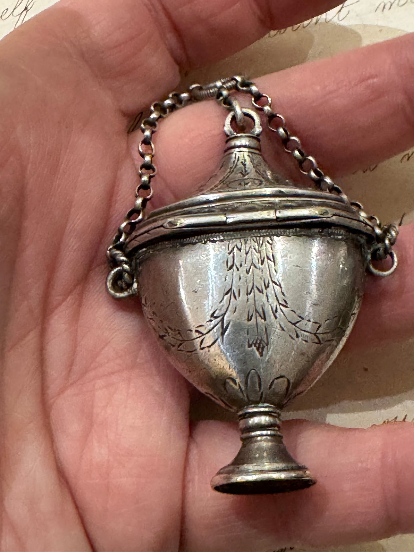 Spectacular Georgian Silver Urn