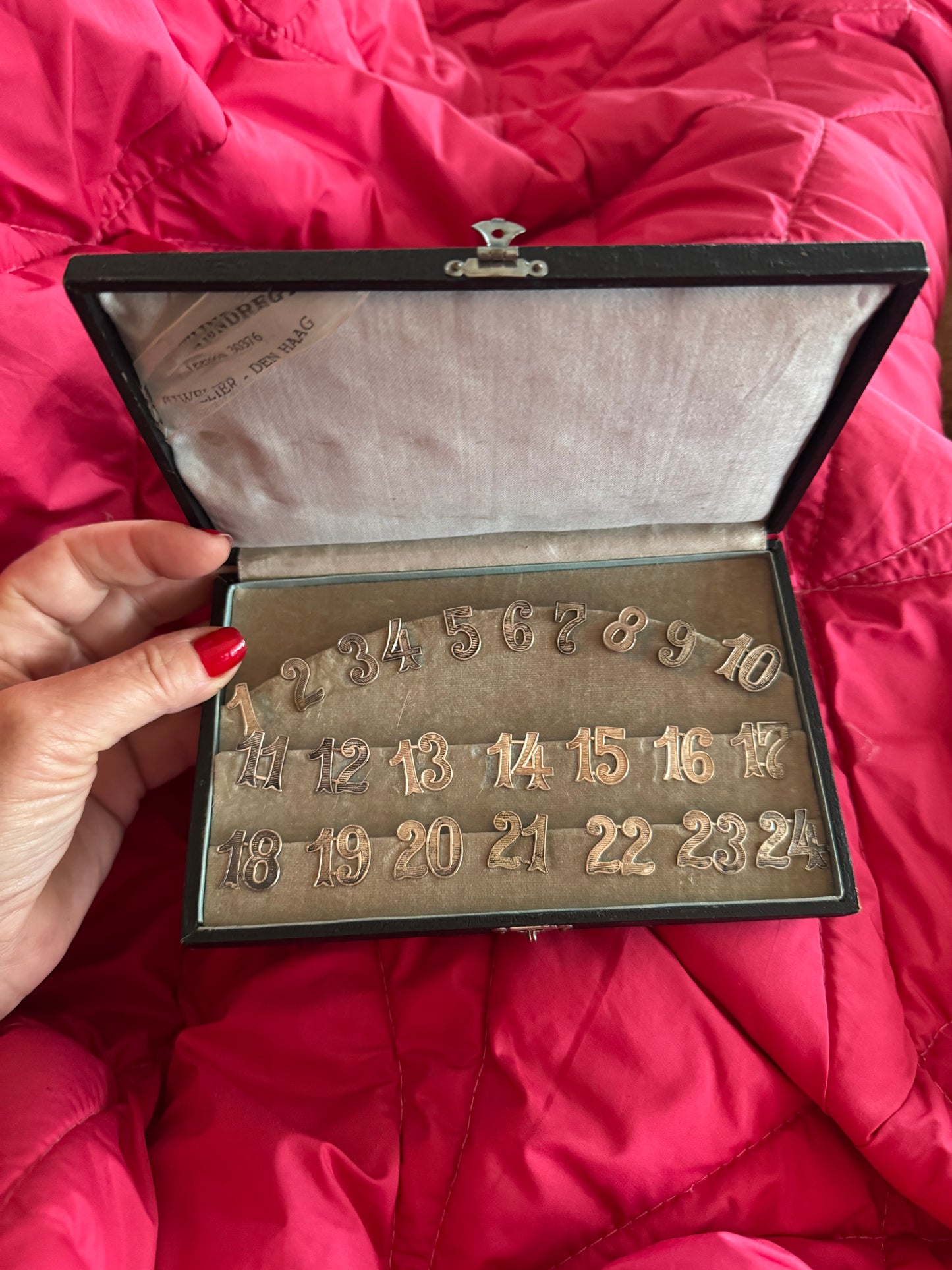Full Set of Silver Place Setting Numbers