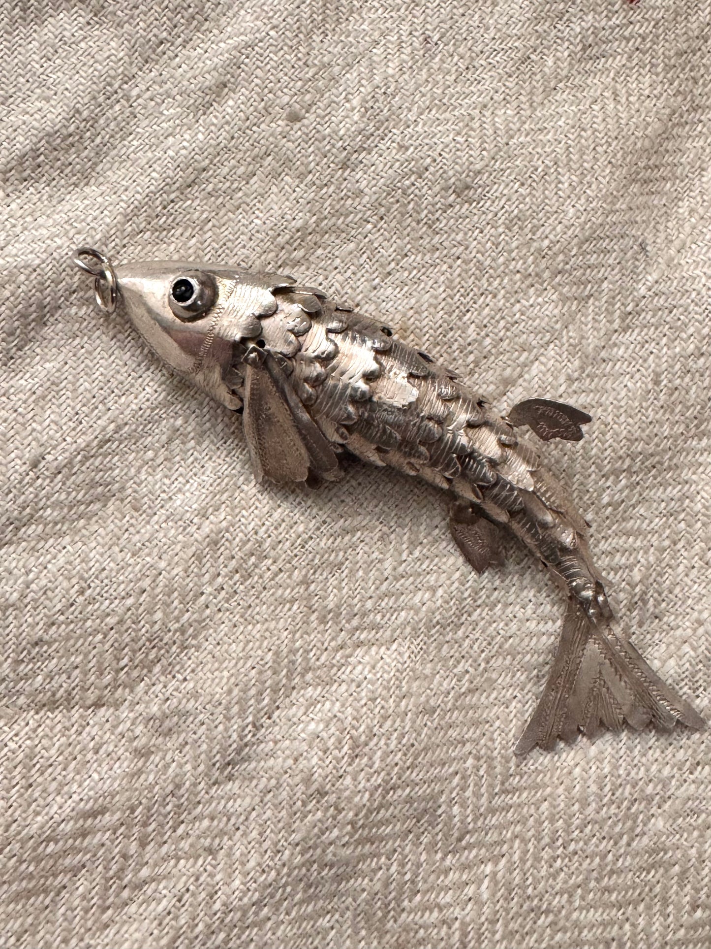BIG Articulated Silver Fish 3