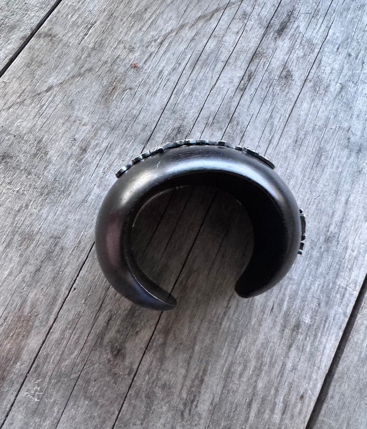 JKC Diamond and Ebony Libertine Cuff