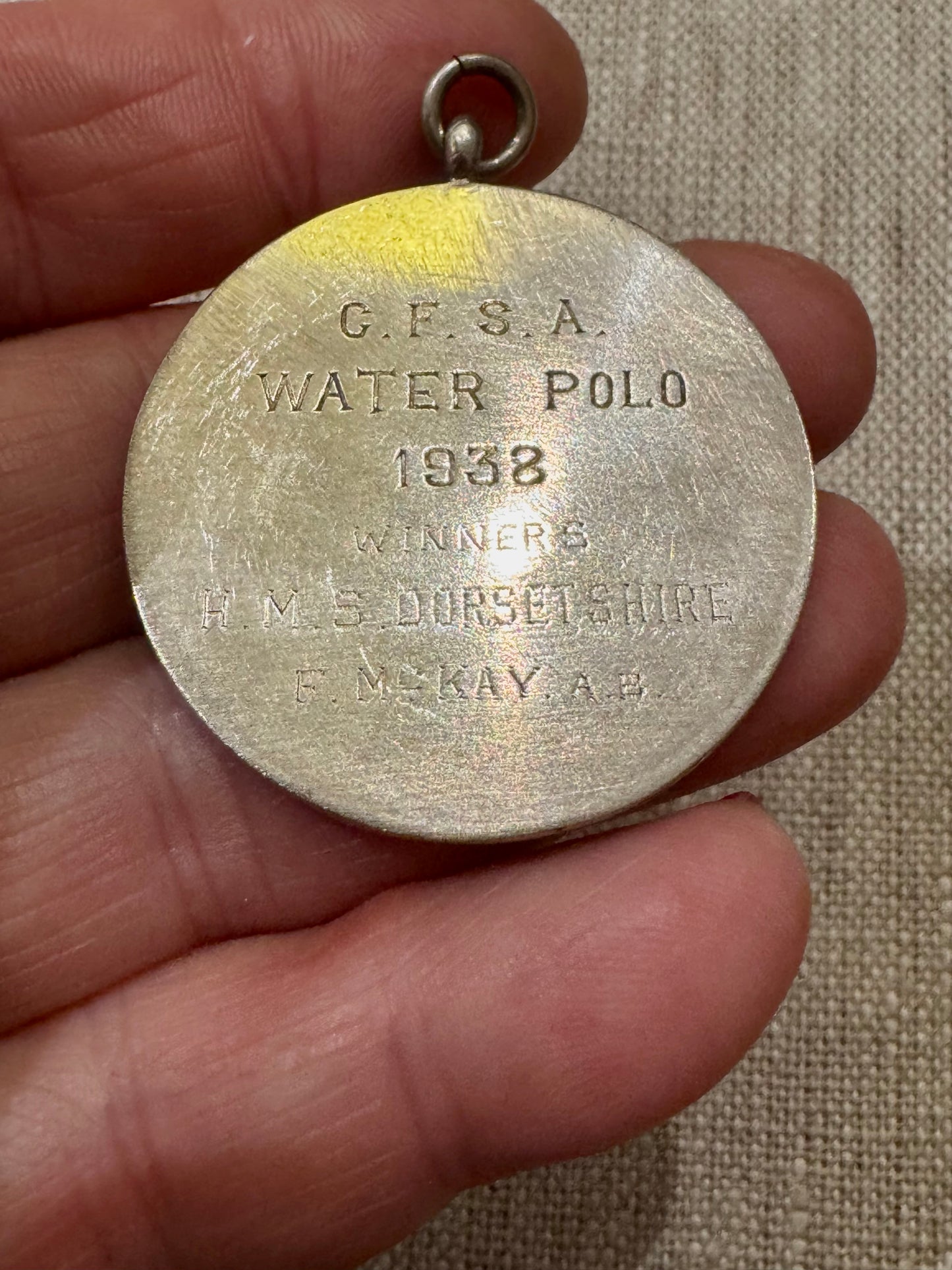 English Water Polo Medal from 1932