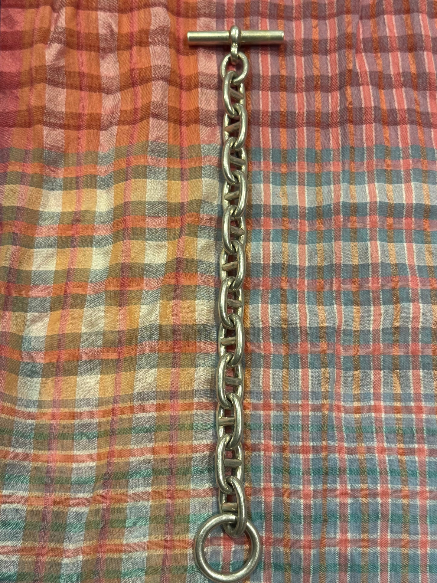 XL Solid Silver Chaine D’Ancre Bracelet