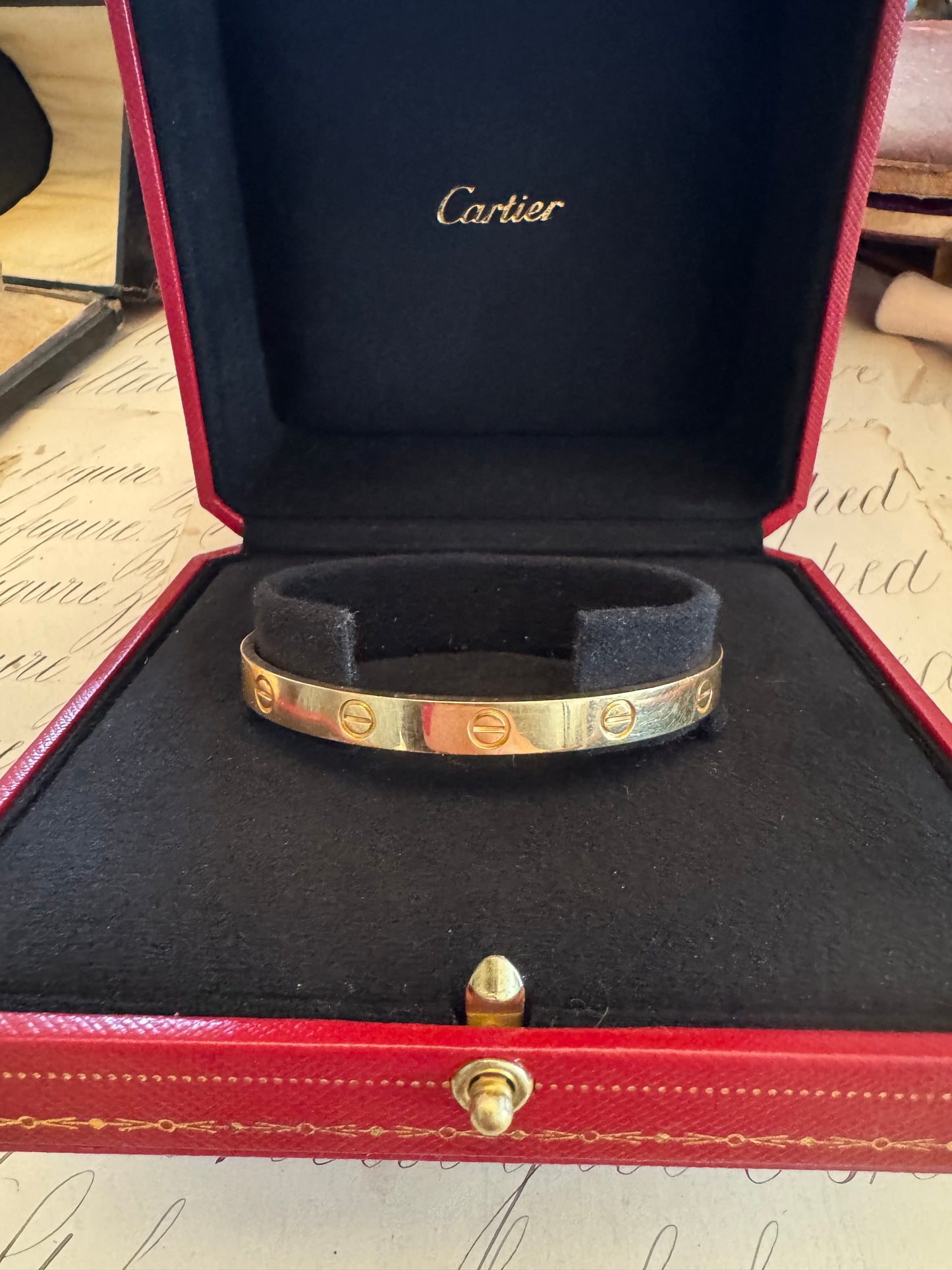 Cartier Love Wide Cuff with Box