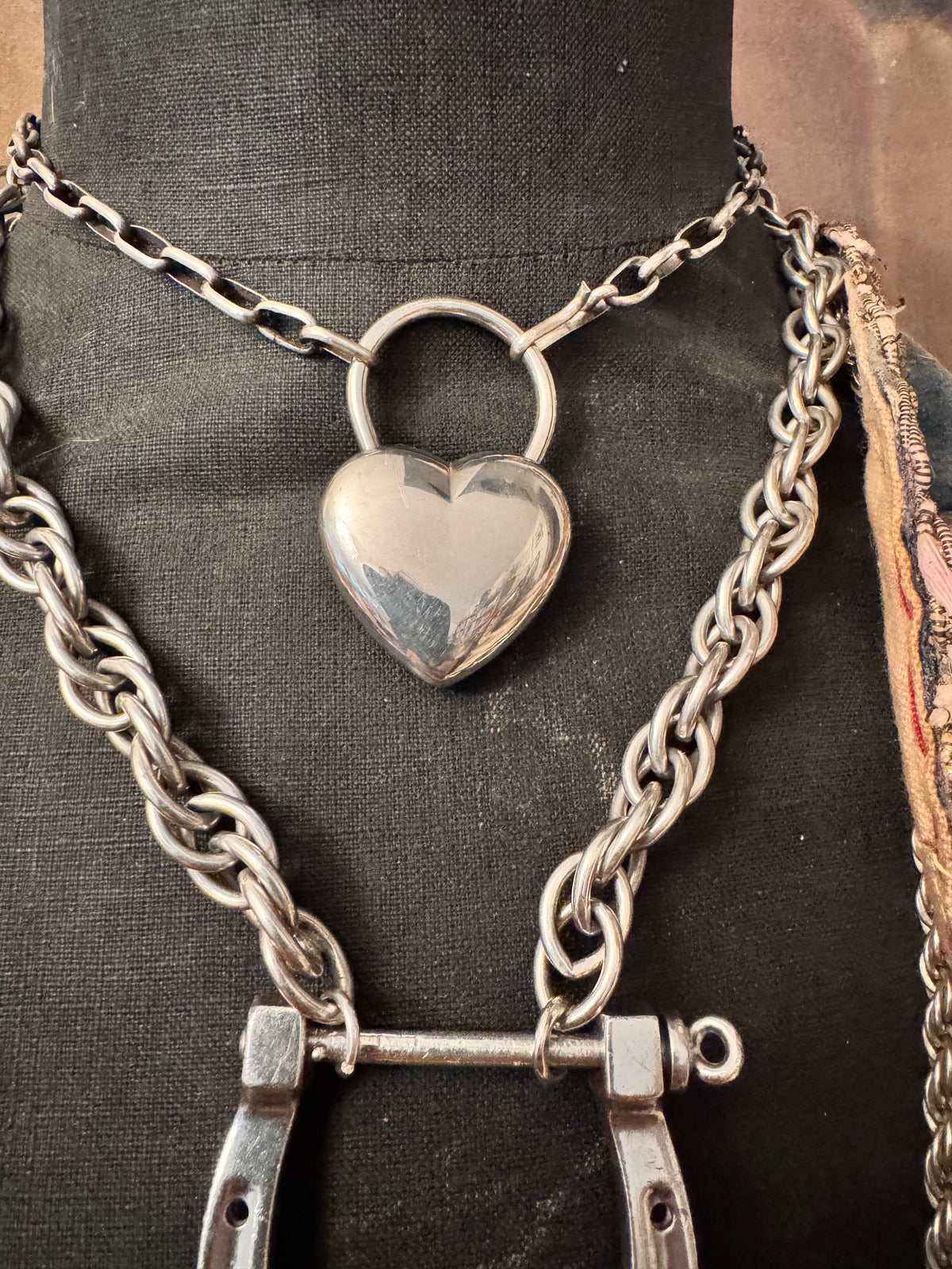 Beautiful and Elegant Simple Tiffany Heart Padlock