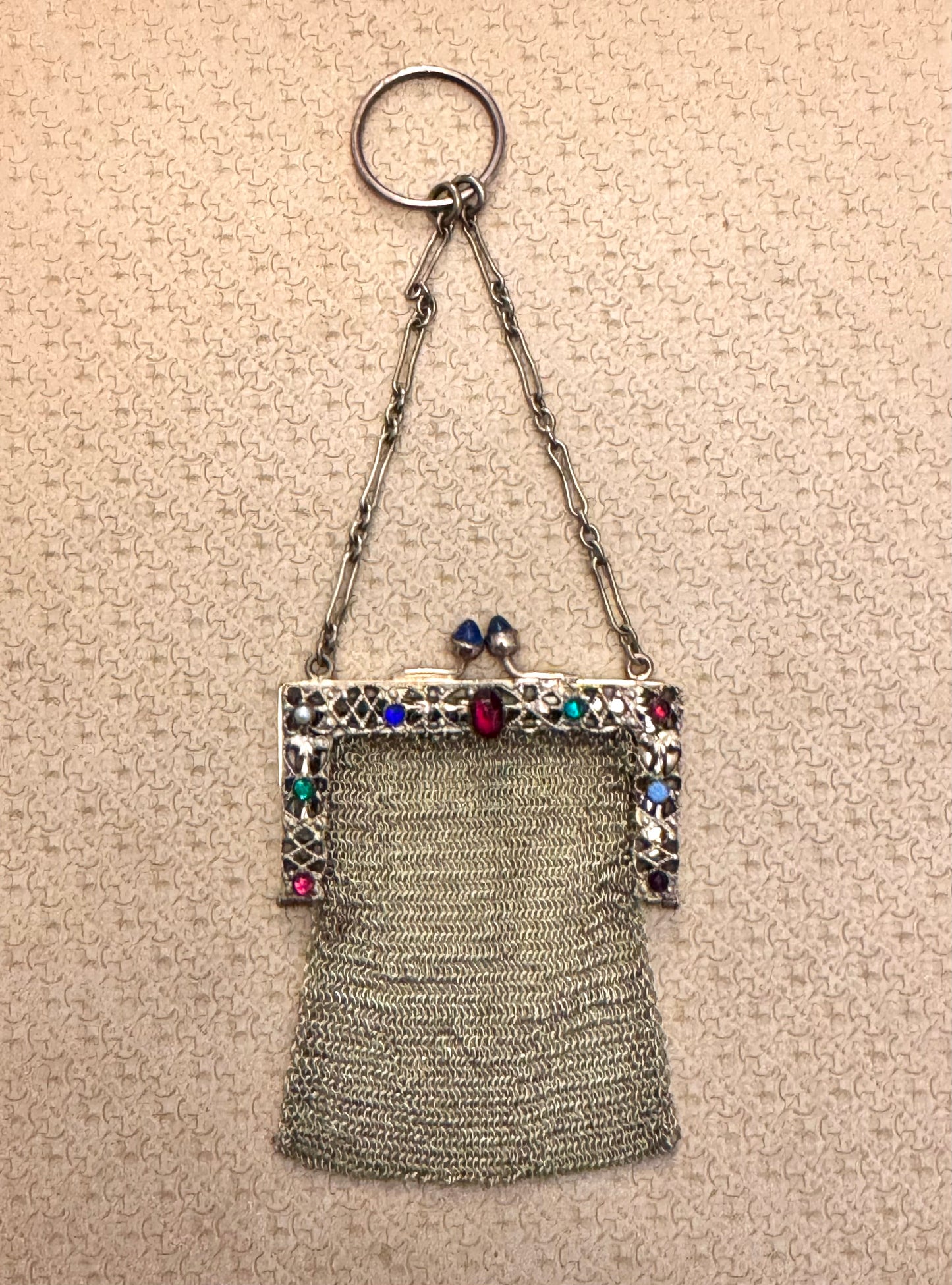 GORGEOUS Gold Filled Miniature Mesh Purse