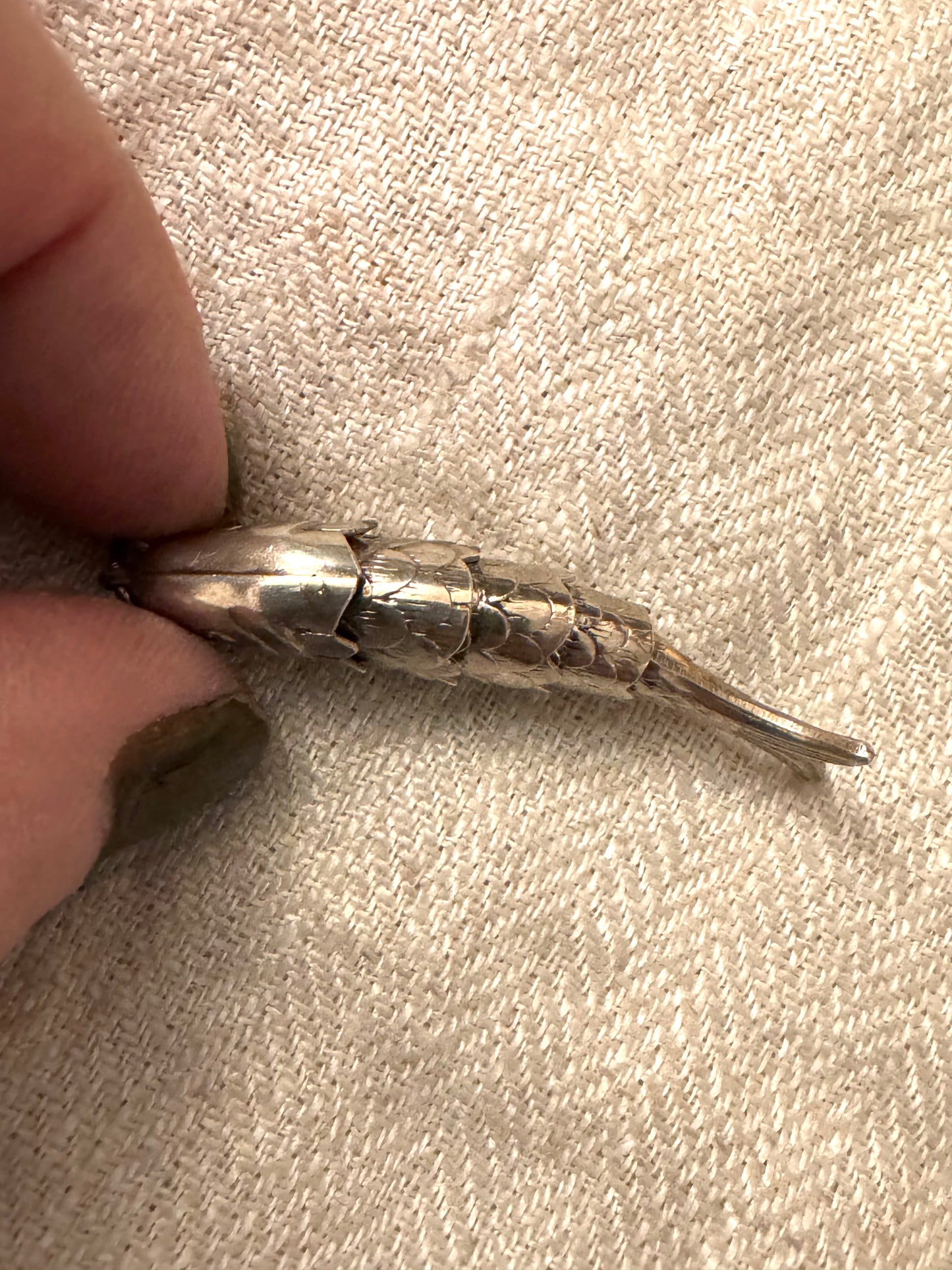SMOL Articulated Silver Fish 5