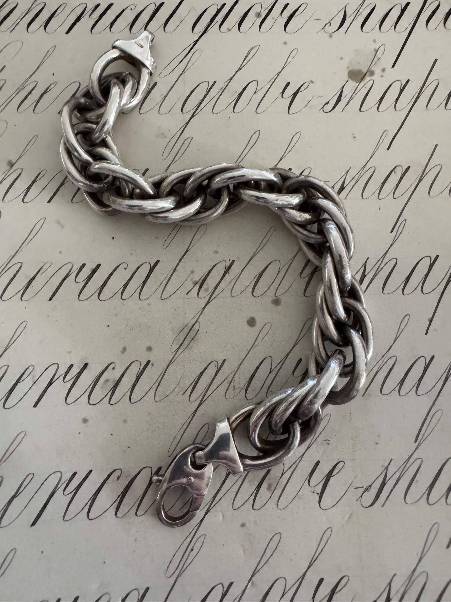 Beautiful vintage Italian large rope bracelet