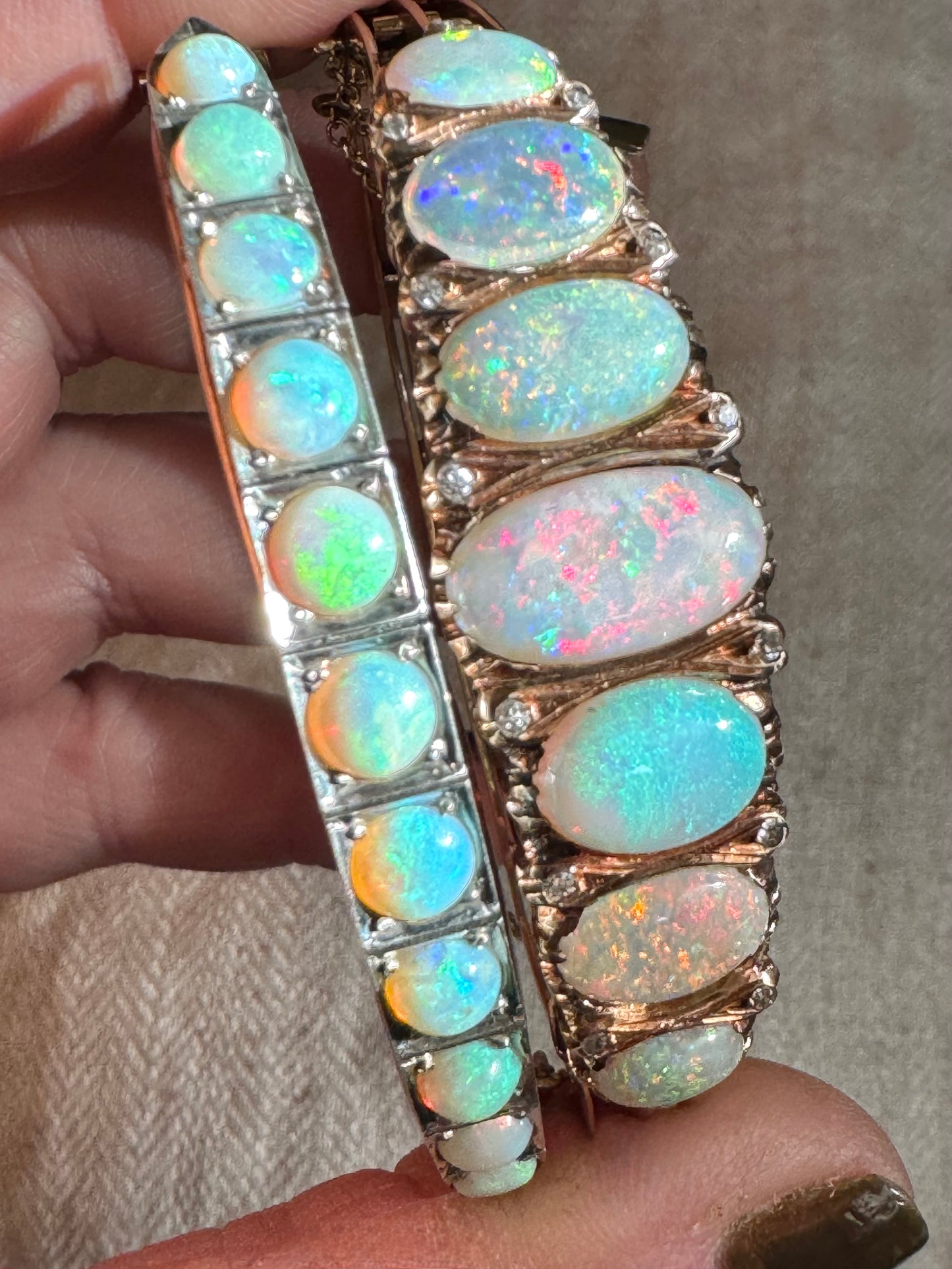 Lovely Bracelet with Round Opals