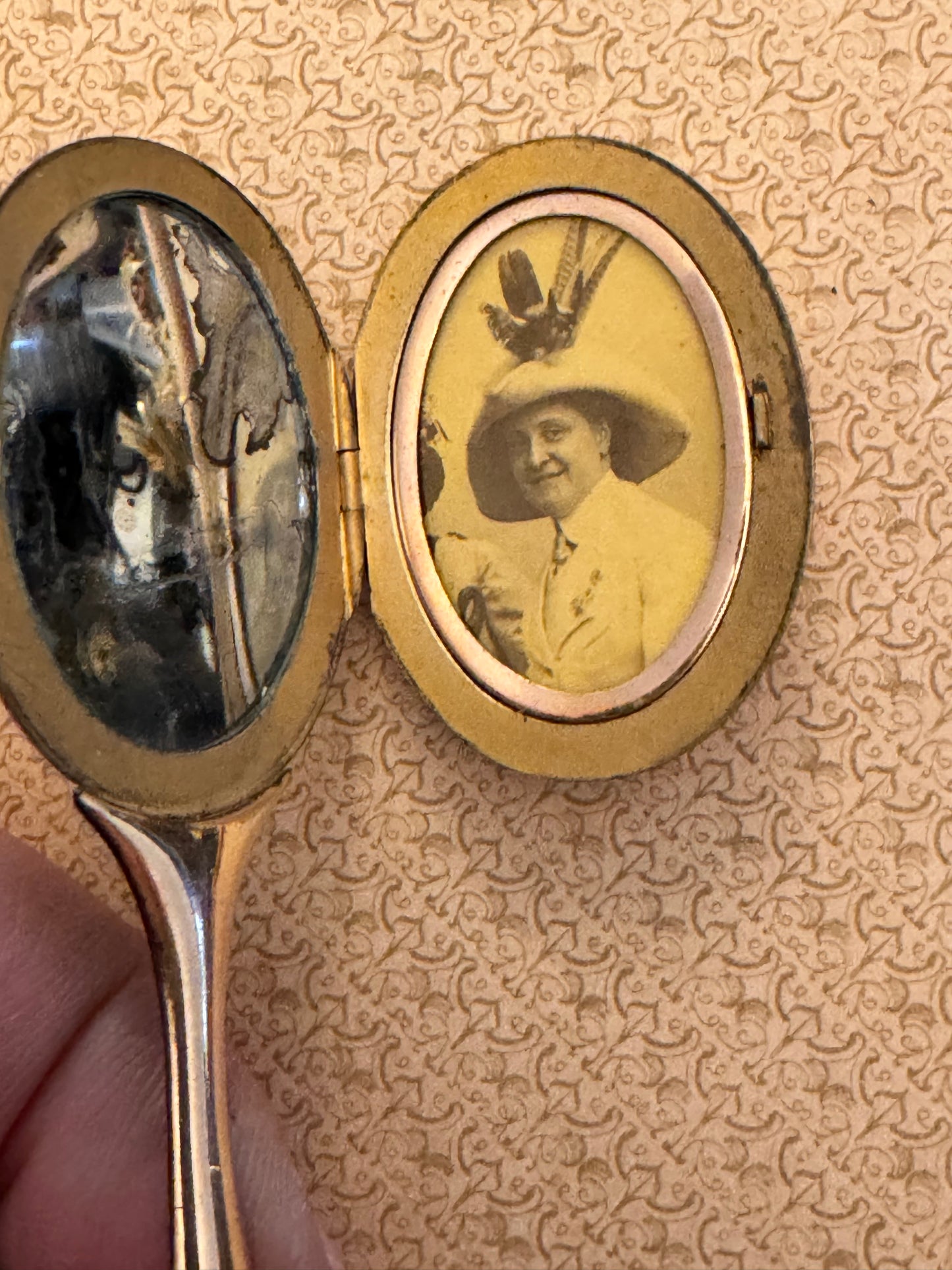 Gold Filled Flirting Mirror