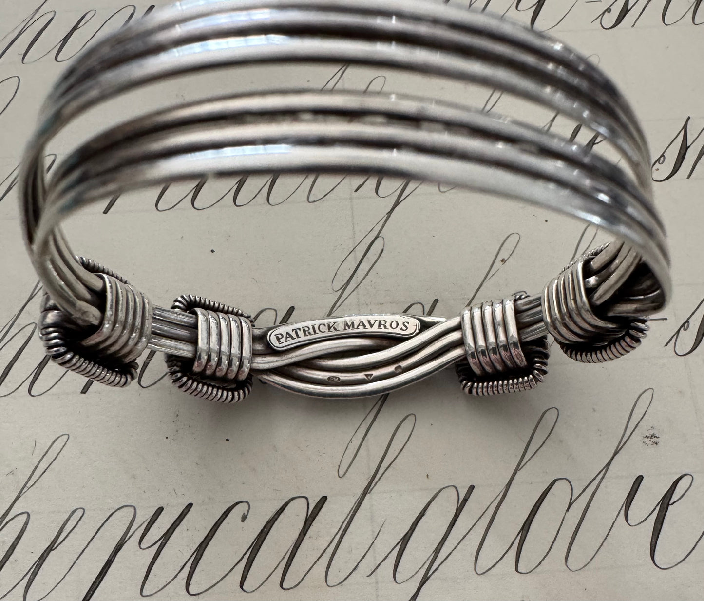 Fabulous Patrick Mavros Sterling Elephant Hair Bracelet