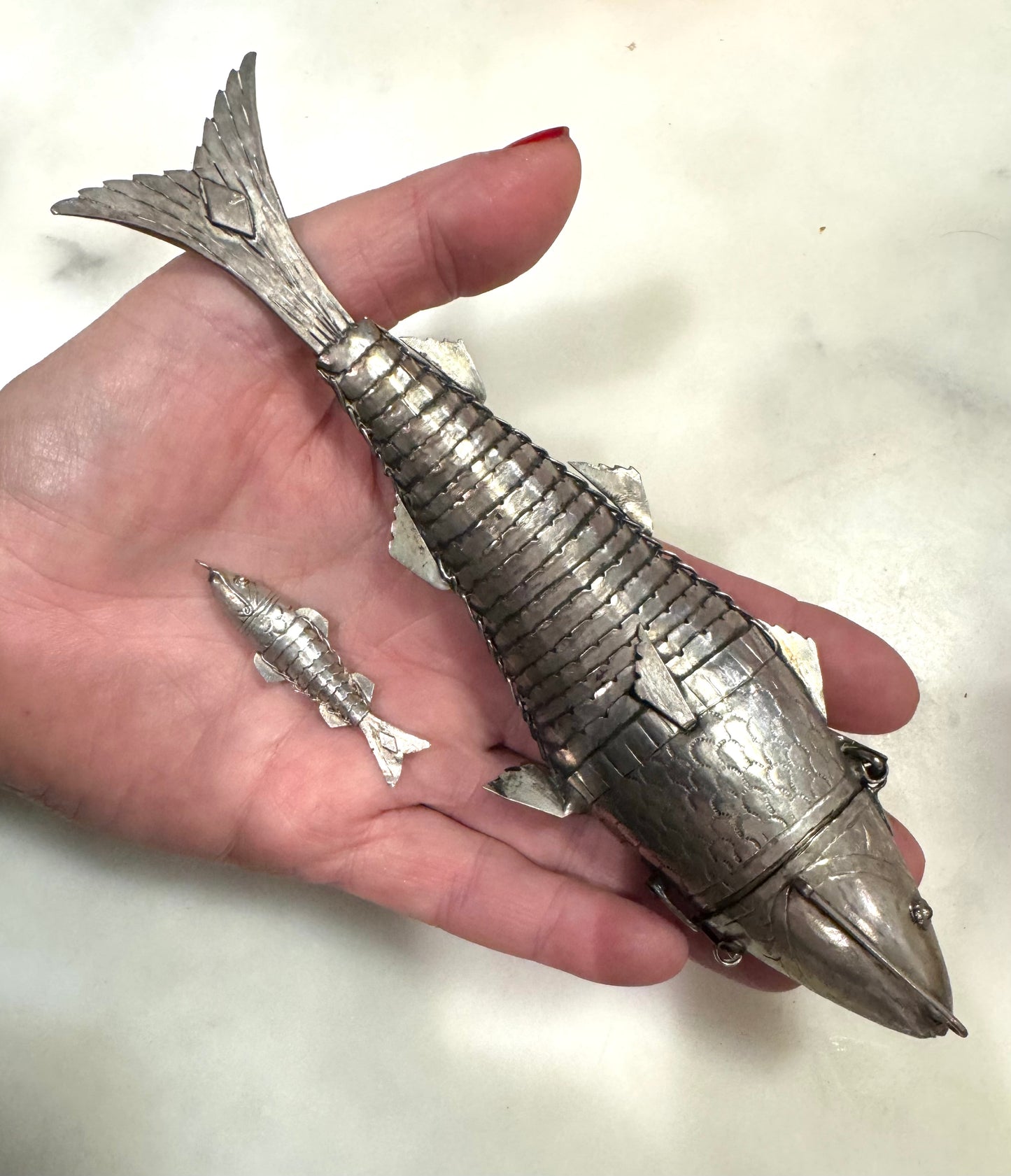 Incredible Small Replica of a Tabletop Spice Holding Fish