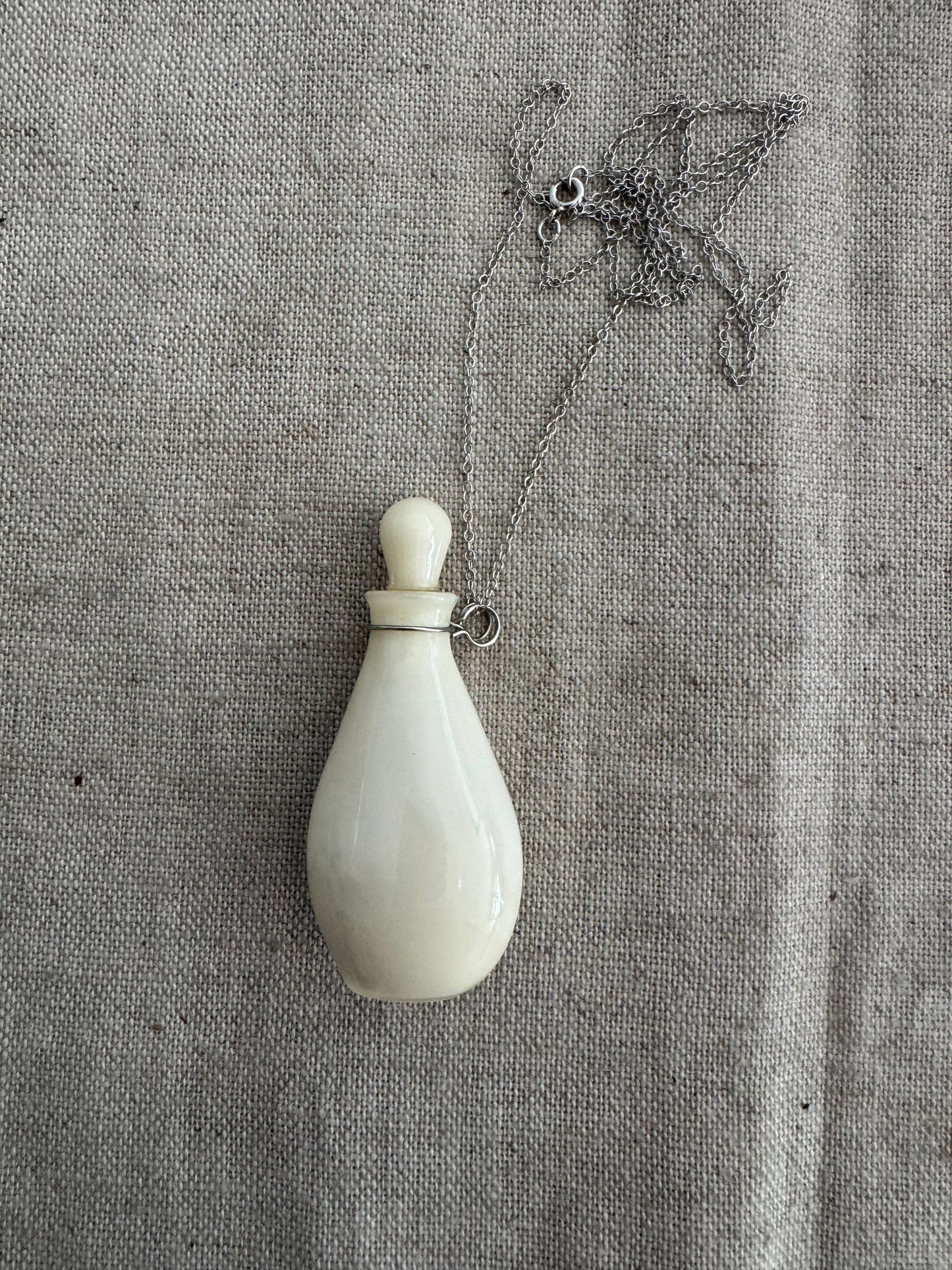 Spectacular Set of Elsa Peretti for Halston Perfume Bottle Necklaces