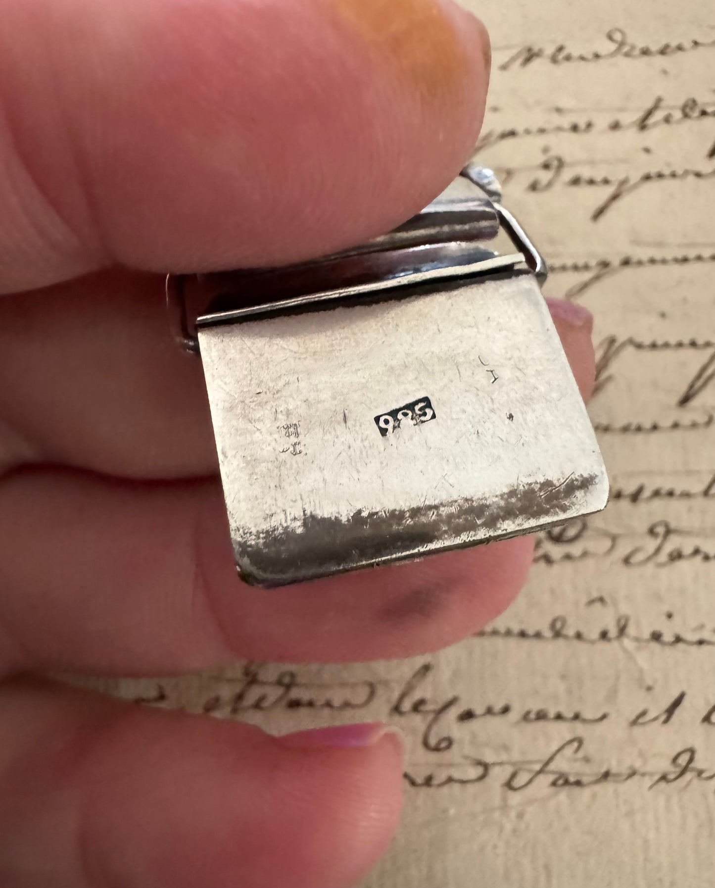 Substantial and Fluid Vintage Sterling Link Bracelet