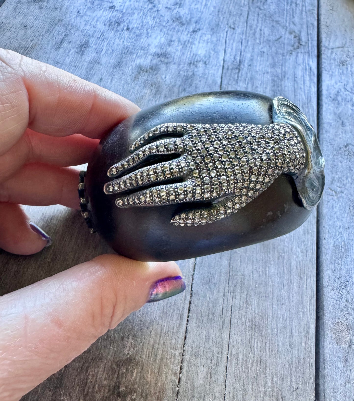 JKC Diamond and Ebony Hand Cuff