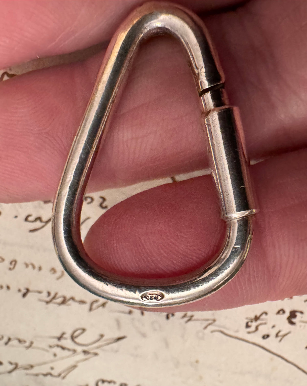 Incredibly Rare Gene Moore for Tiffany Harlequin Pendant + Carabiner