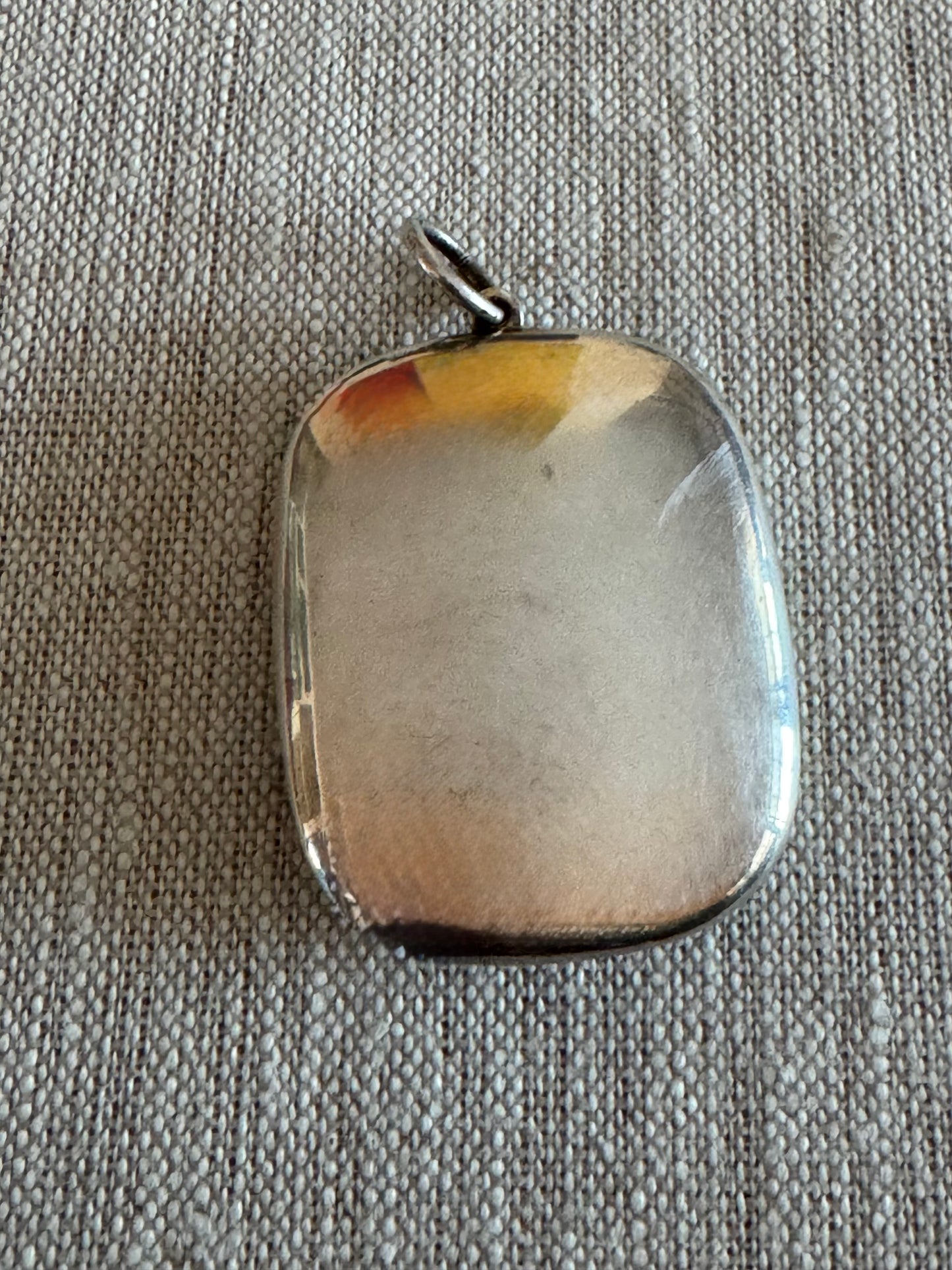 Simple and Elegant Sterling Silver Compact