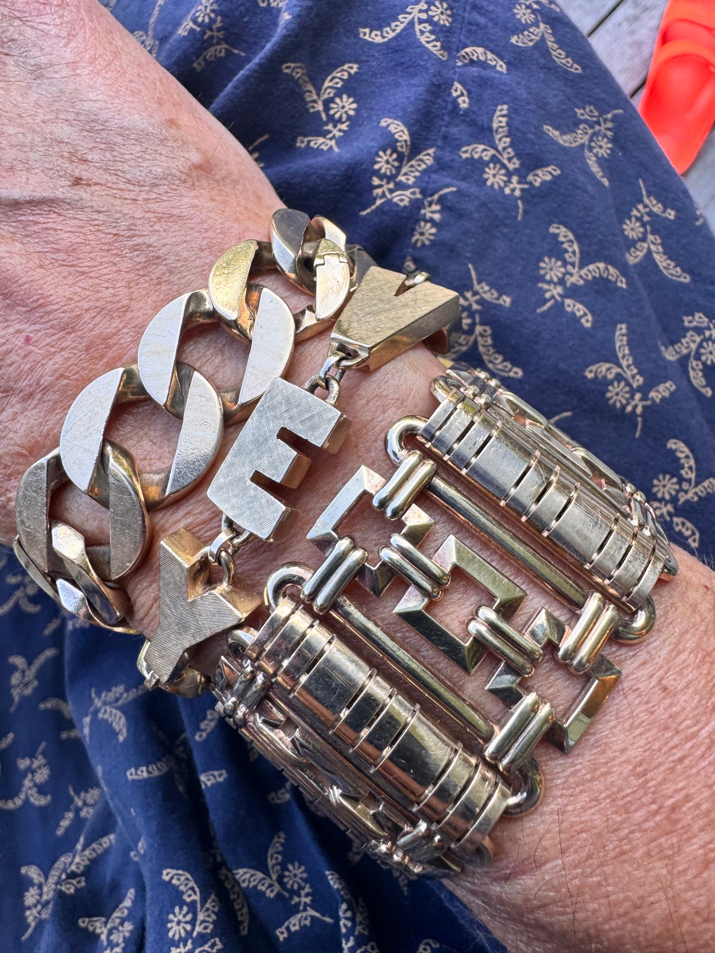 Incredible Gold Filled Retro Bracelet